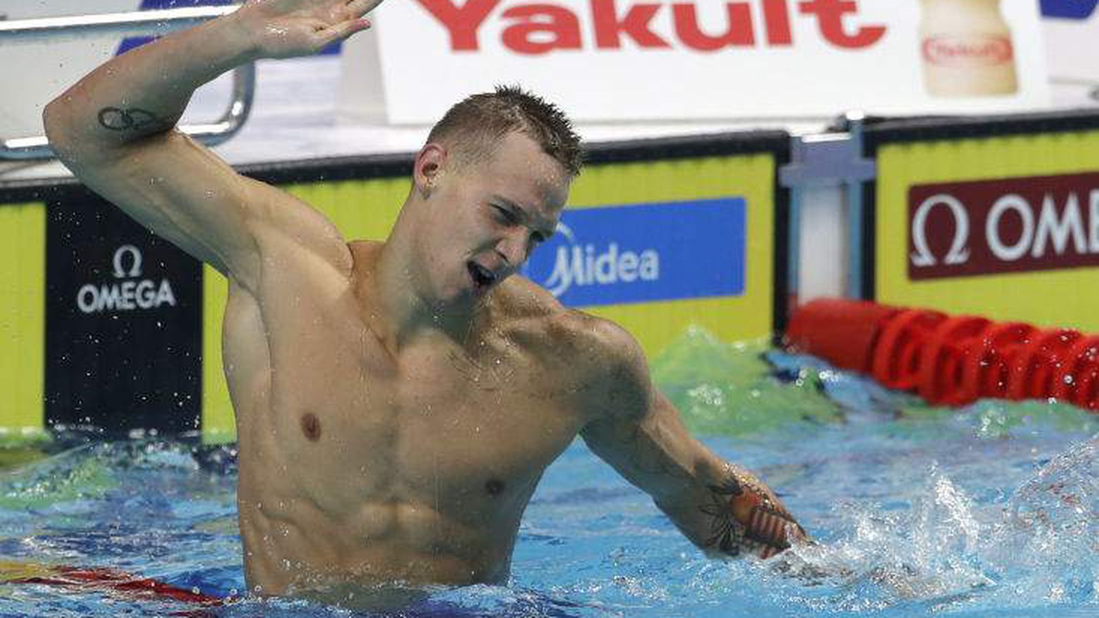Florida Gators' Caeleb Dressel wins record 3 golds in one day at swim worlds