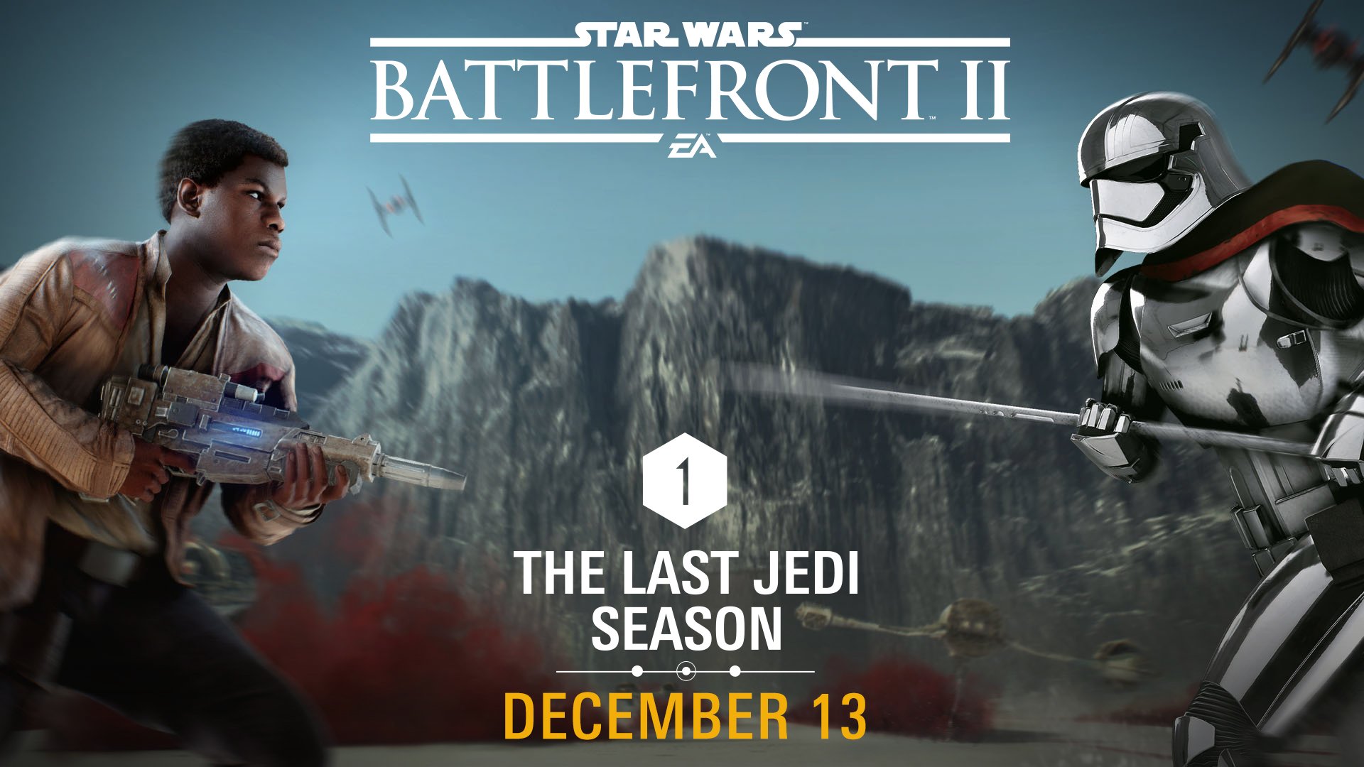 EA Star Wars and Captain Phasma join #StarWarsBattlefrontII on December 13, unlocked for zero Credits if you log in during #TheLastJedi Season