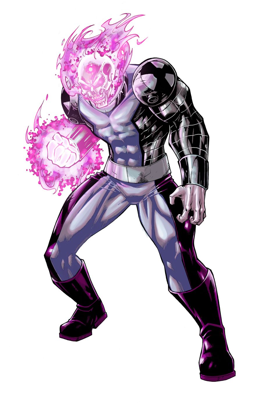 Atomic Skull. Dc comics characters, Superhero art, Villain character