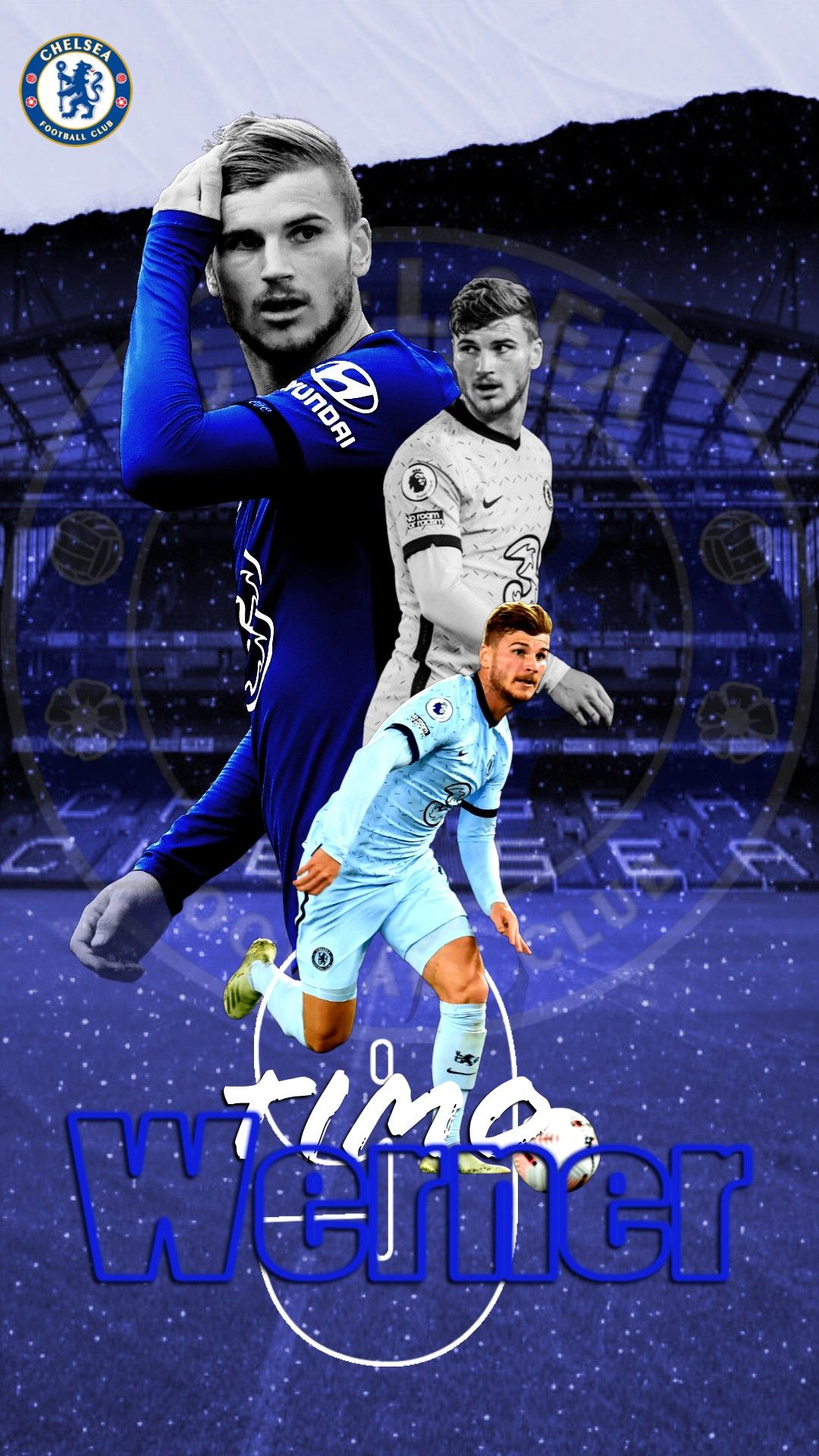 Timo Werner Art Mobile. Chelsea football club wallpaper, Chelsea football, Chelsea champions league