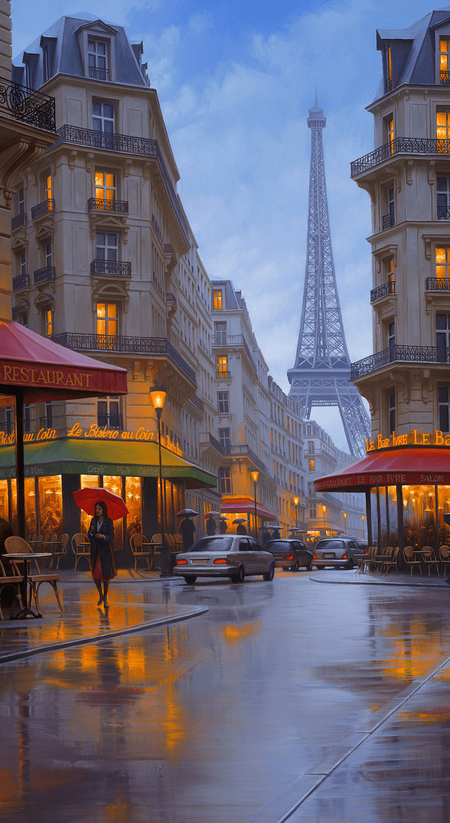 Paris Rain Wallpaper For Tech