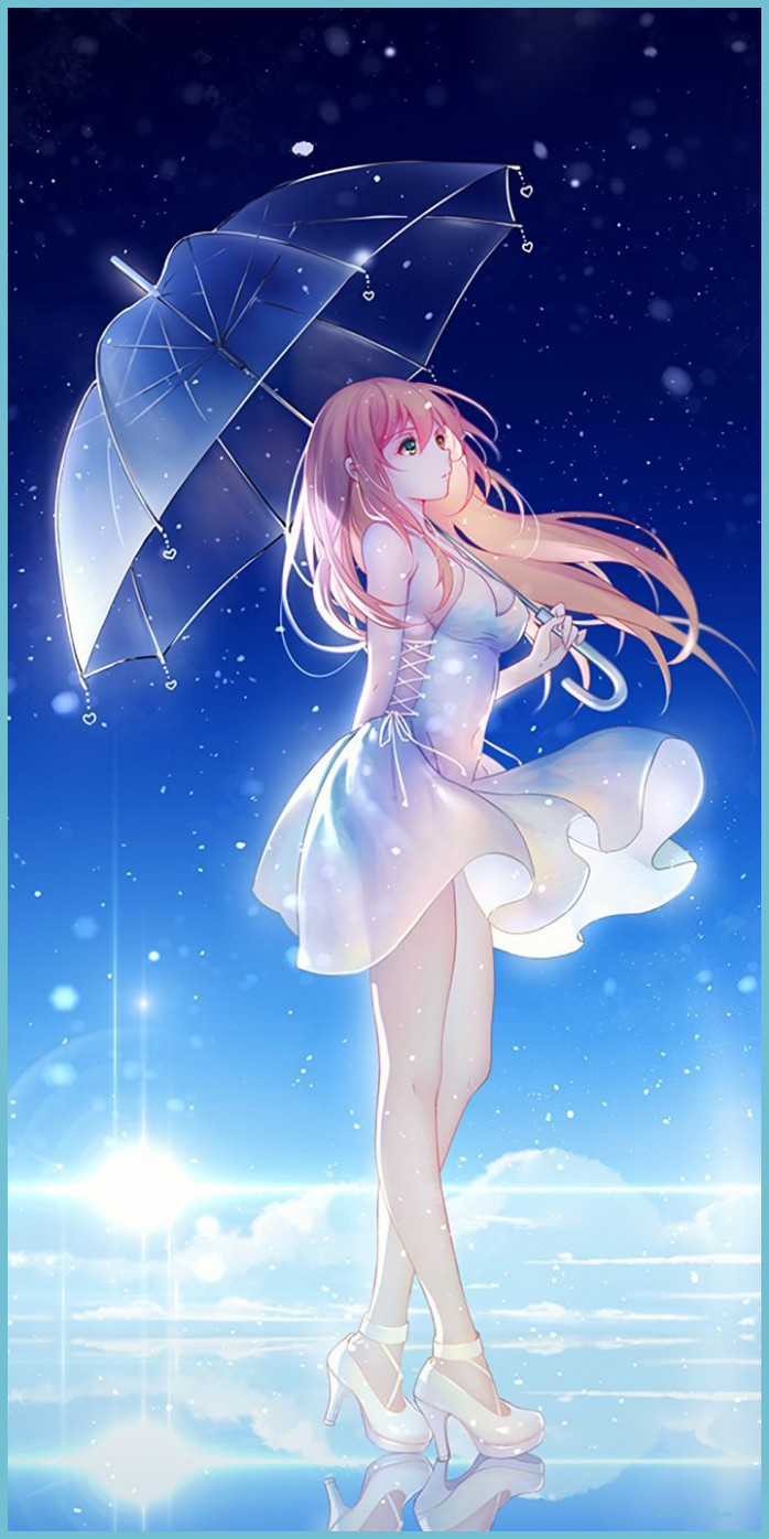 Anime / Original (8x8) Mobile Wallpaper Anime Fantasy Anime Girl Wallpaper