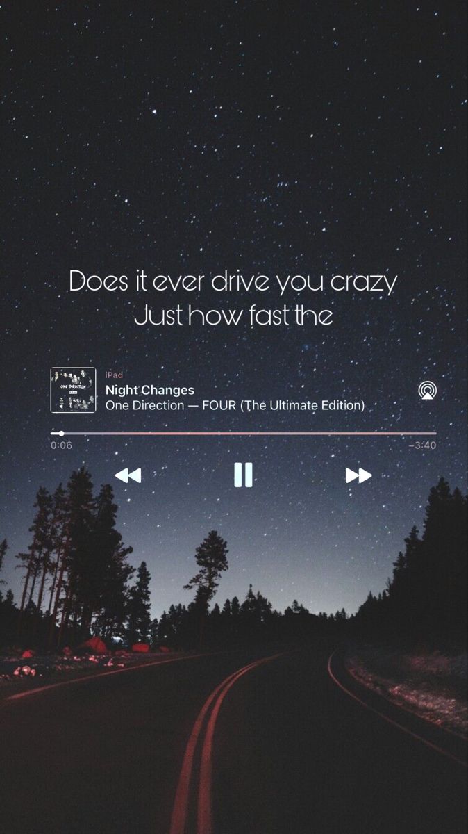 Night changes wallpaper