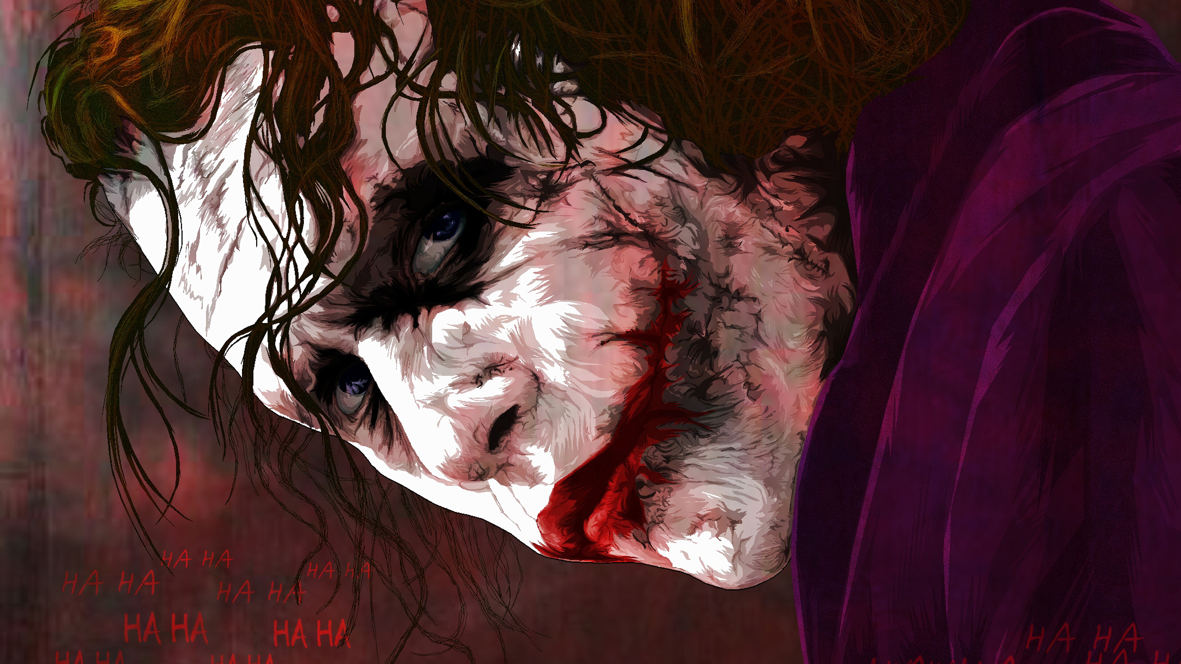 Joker, Heath Ledger, 4K wallpaper. Mocah HD Wallpaper