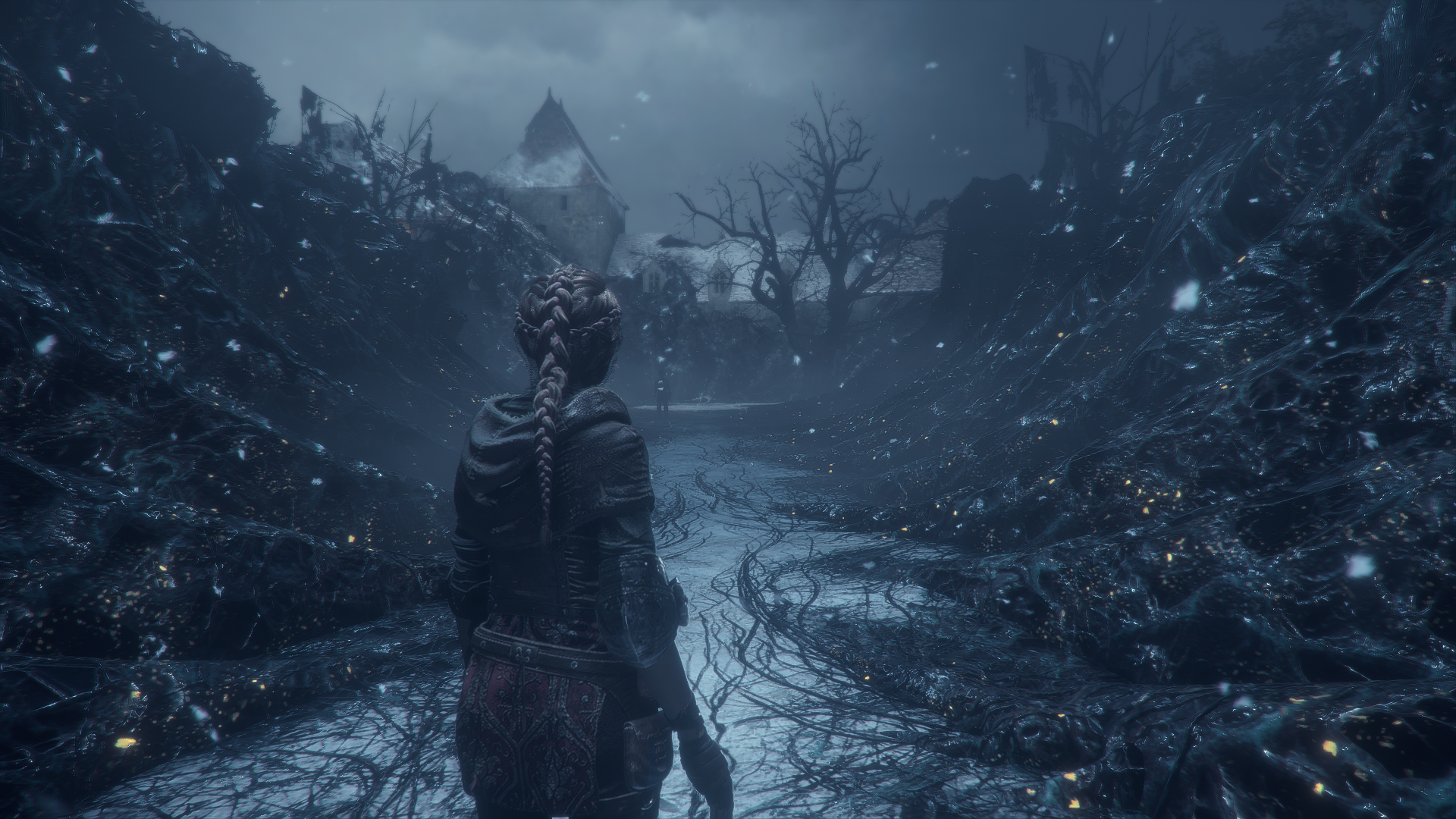 Wallpaper, A Plague Tale Innocence, Amicia, moonlight 1920x1080