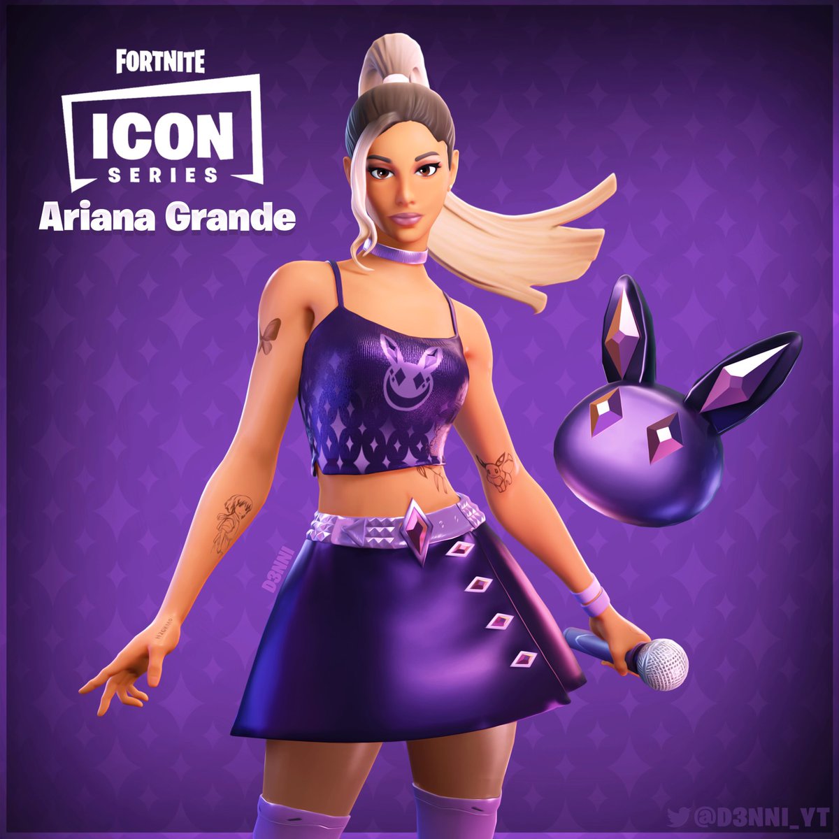 D3NNI - ✨ARIANA GRANDE ICON SERIES SKIN CONCEPT✨ This concept has been in the works for a while now and it's finally complete! Tried to make this a mix
