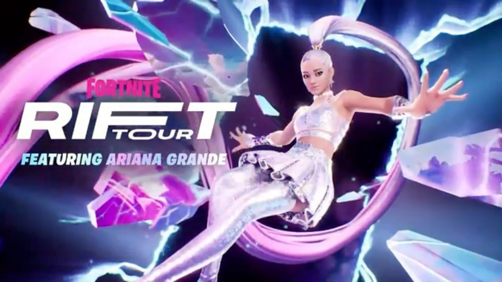 Ariana Grande To Headline Fortnite 's In Game 'Rift Tour' Concert Series