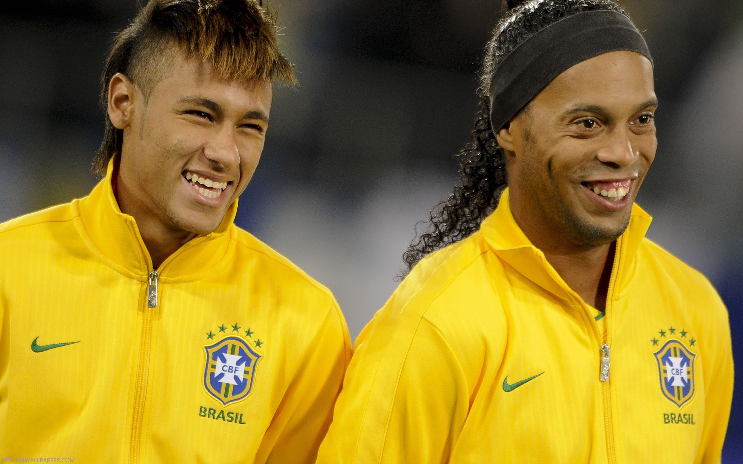 Neymar and Ronaldinho