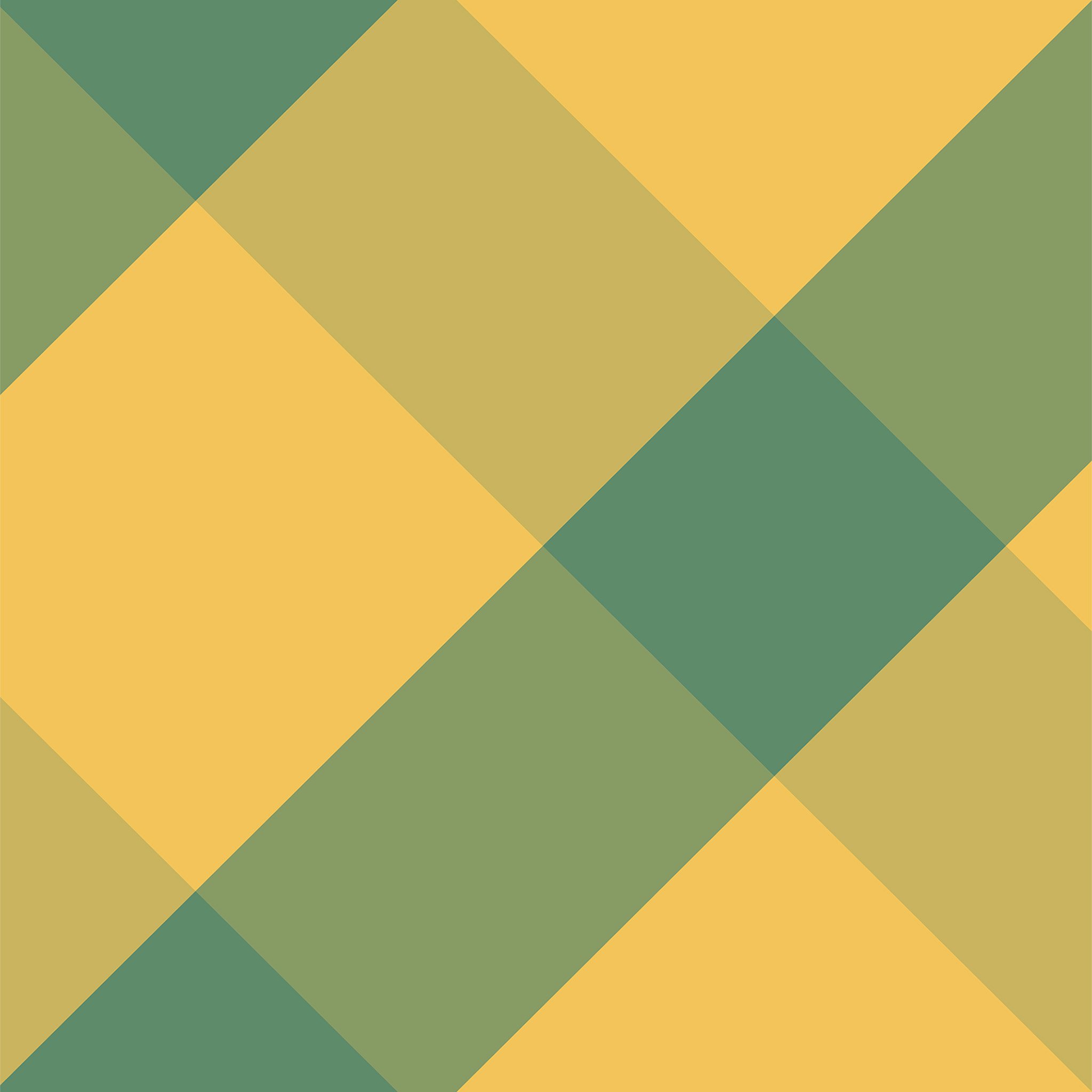 Lines Green Yellow Rectangle Abstract Pattern