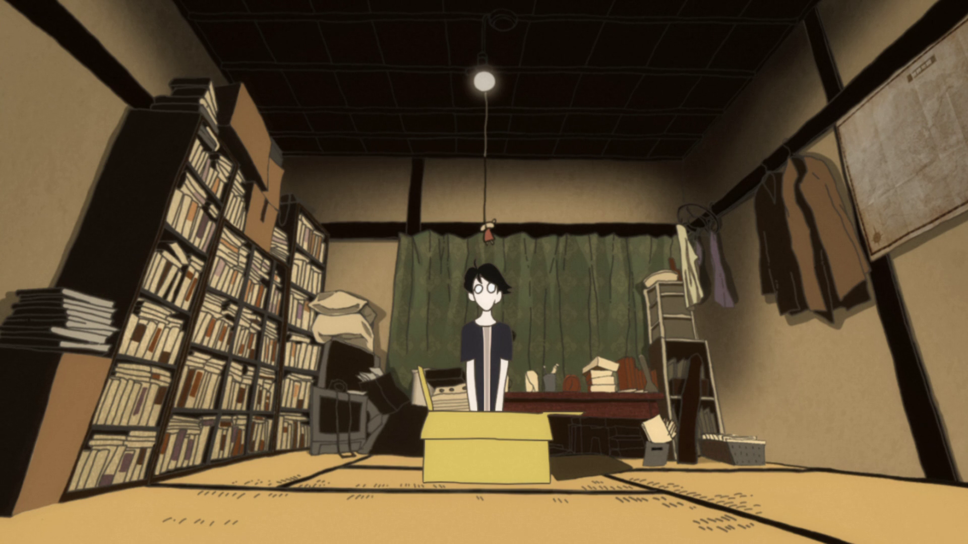 My favourite shots from The Tatami Galaxy. Tatami galaxy, Home screen picture, Galaxy room