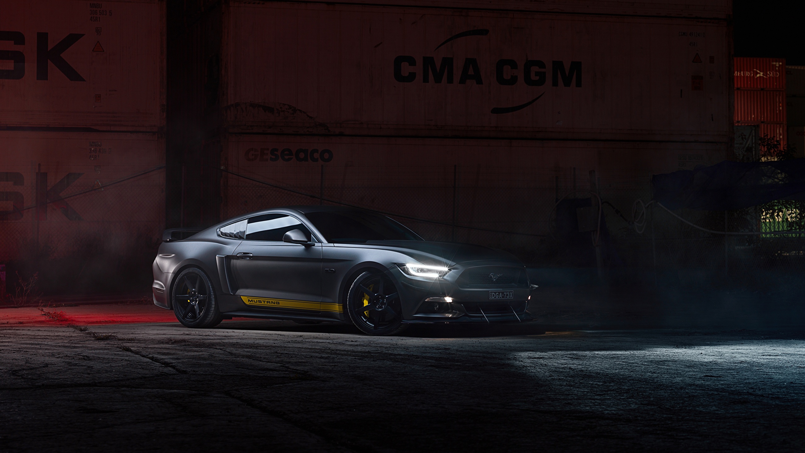 image Ford Mustang GT 700hp 2019 by Dennis Ardel gray 2560x1440