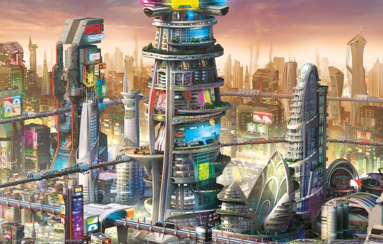 Future Building Wallpaper