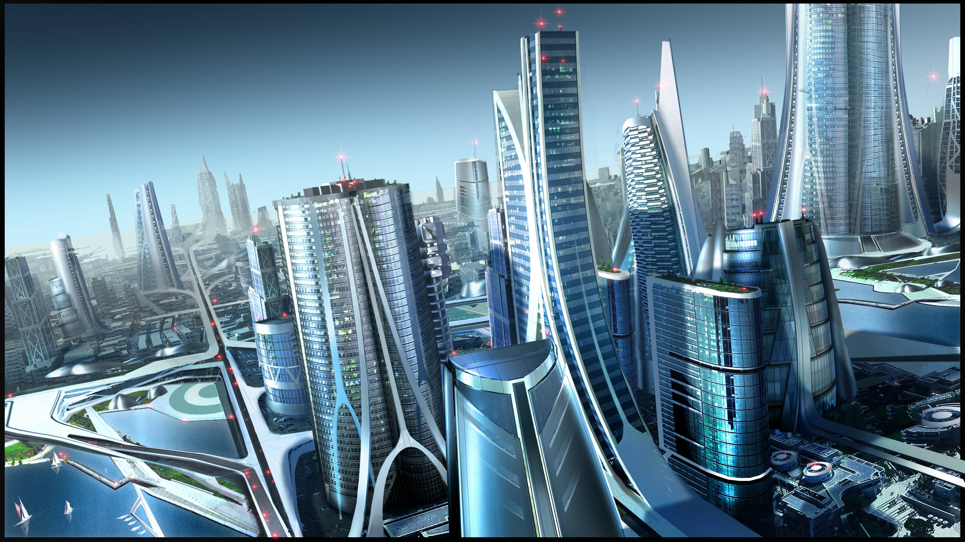 Future City Wallpaper Data Src Full 871 Fi Futuristic City