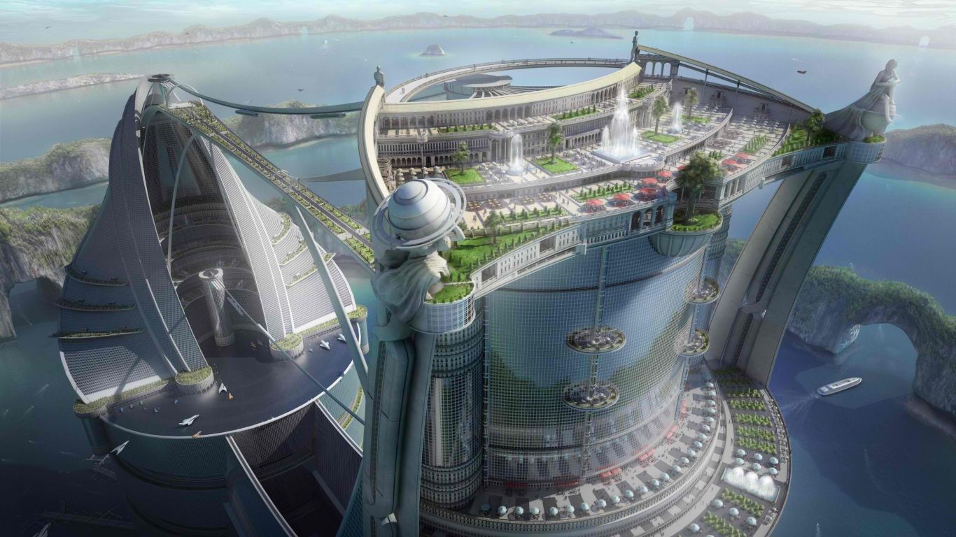 Dubai City HD Technology Building