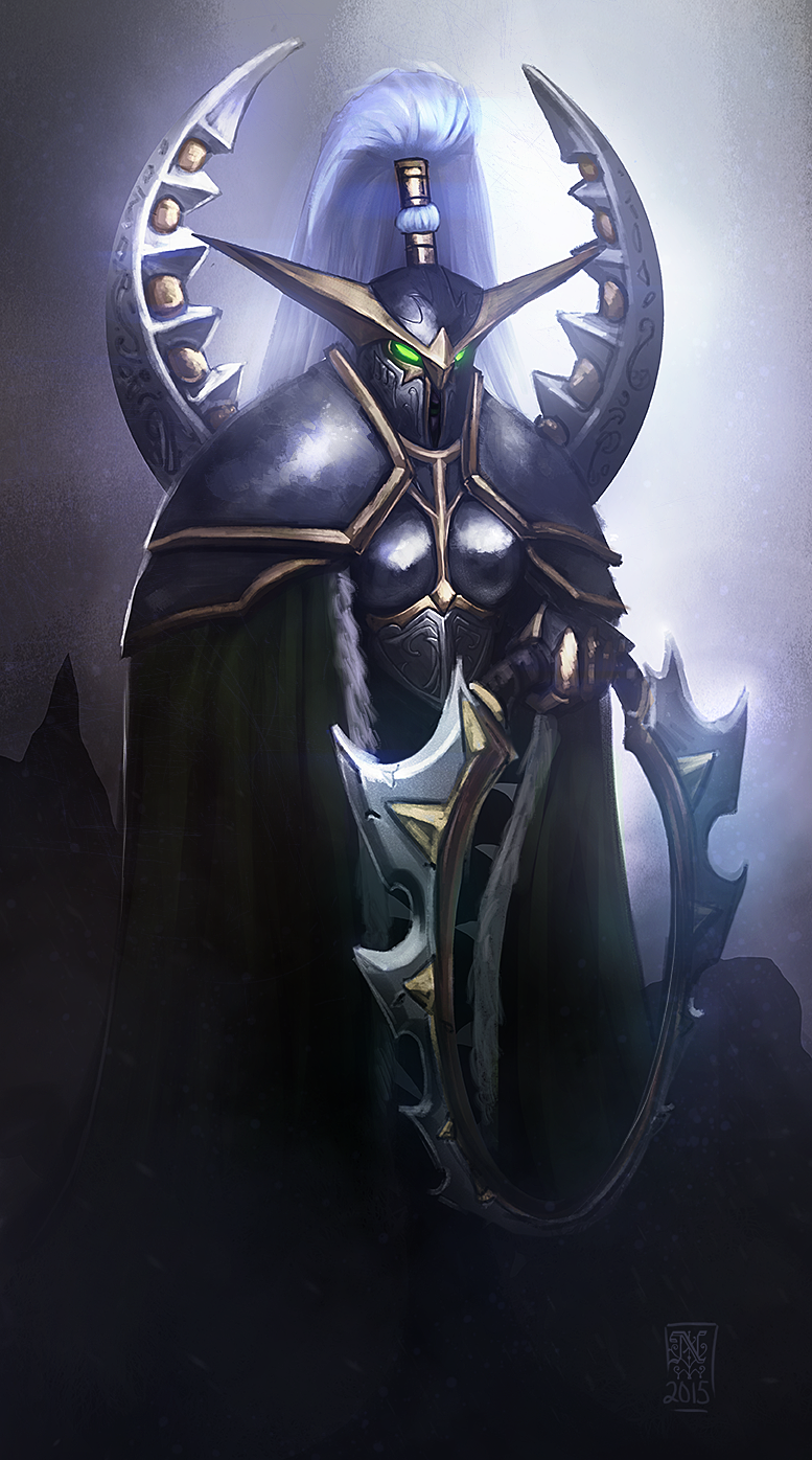 Maiev Shadowsong By Nyogtha Art. World Of Warcraft, Warcraft Heroes, Maiev Shadowsong