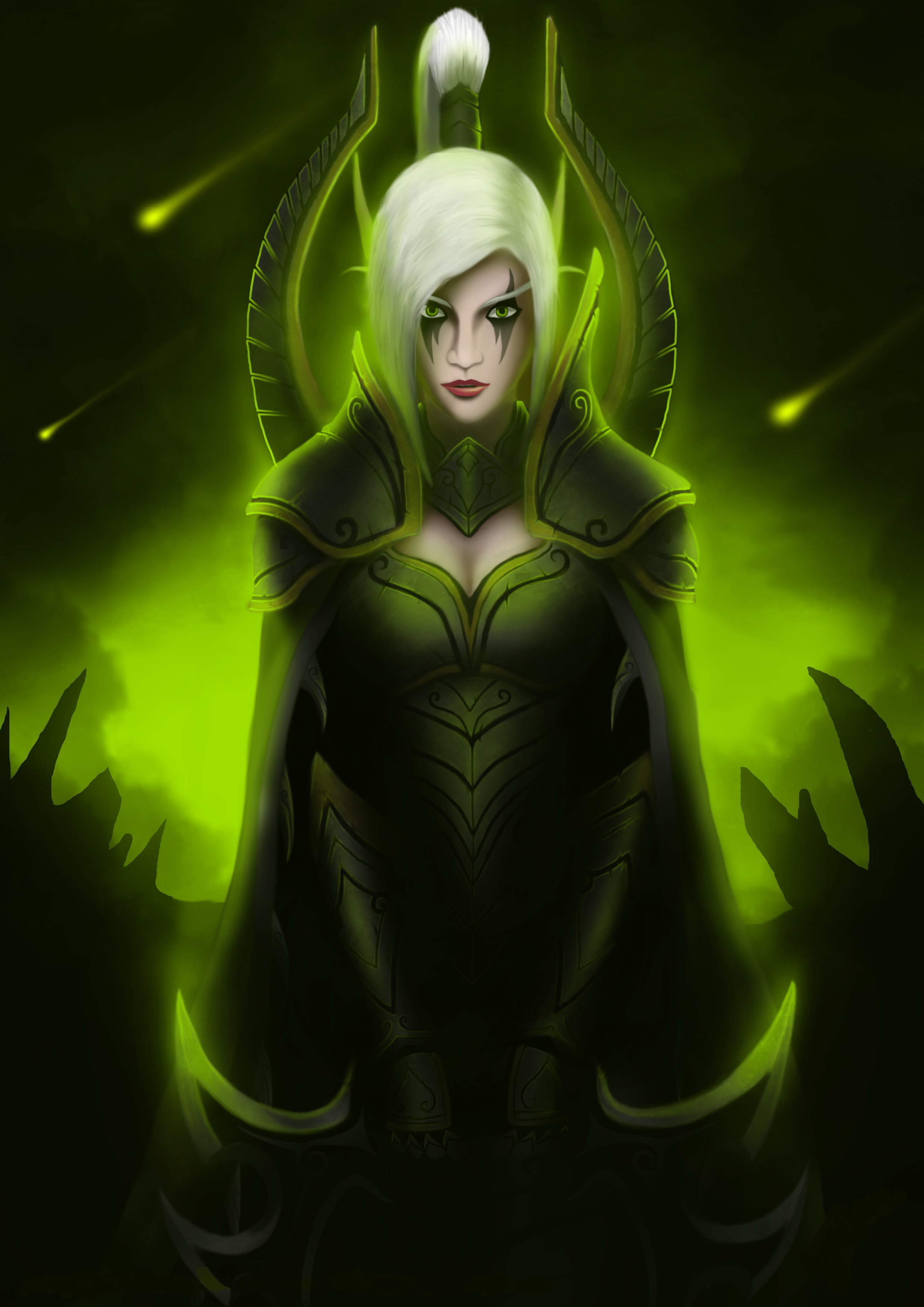 Picture World of WarCraft Warriors Maiev Shadowsong 2480x3508