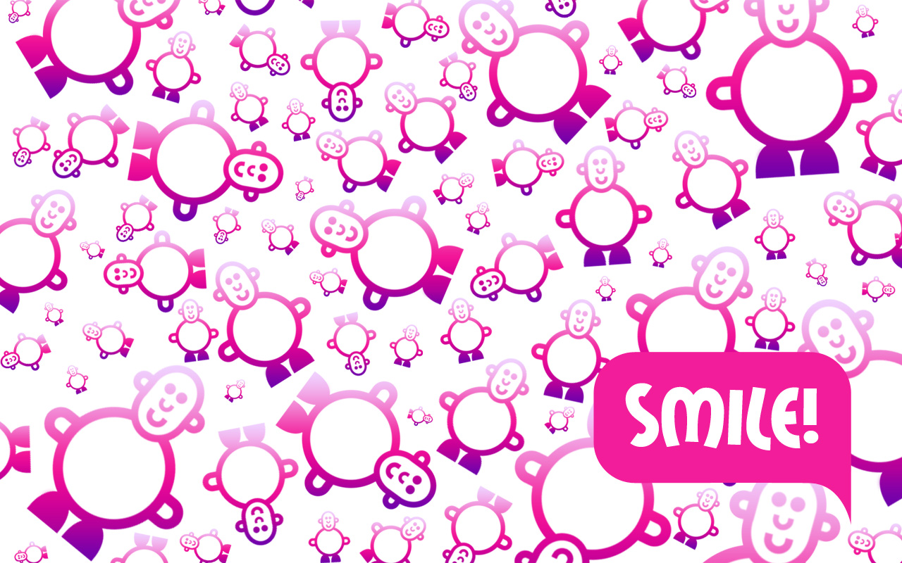 SMILE' Smileyman Pattern Wallpaper Designs. The Lost World of Mr Arteest