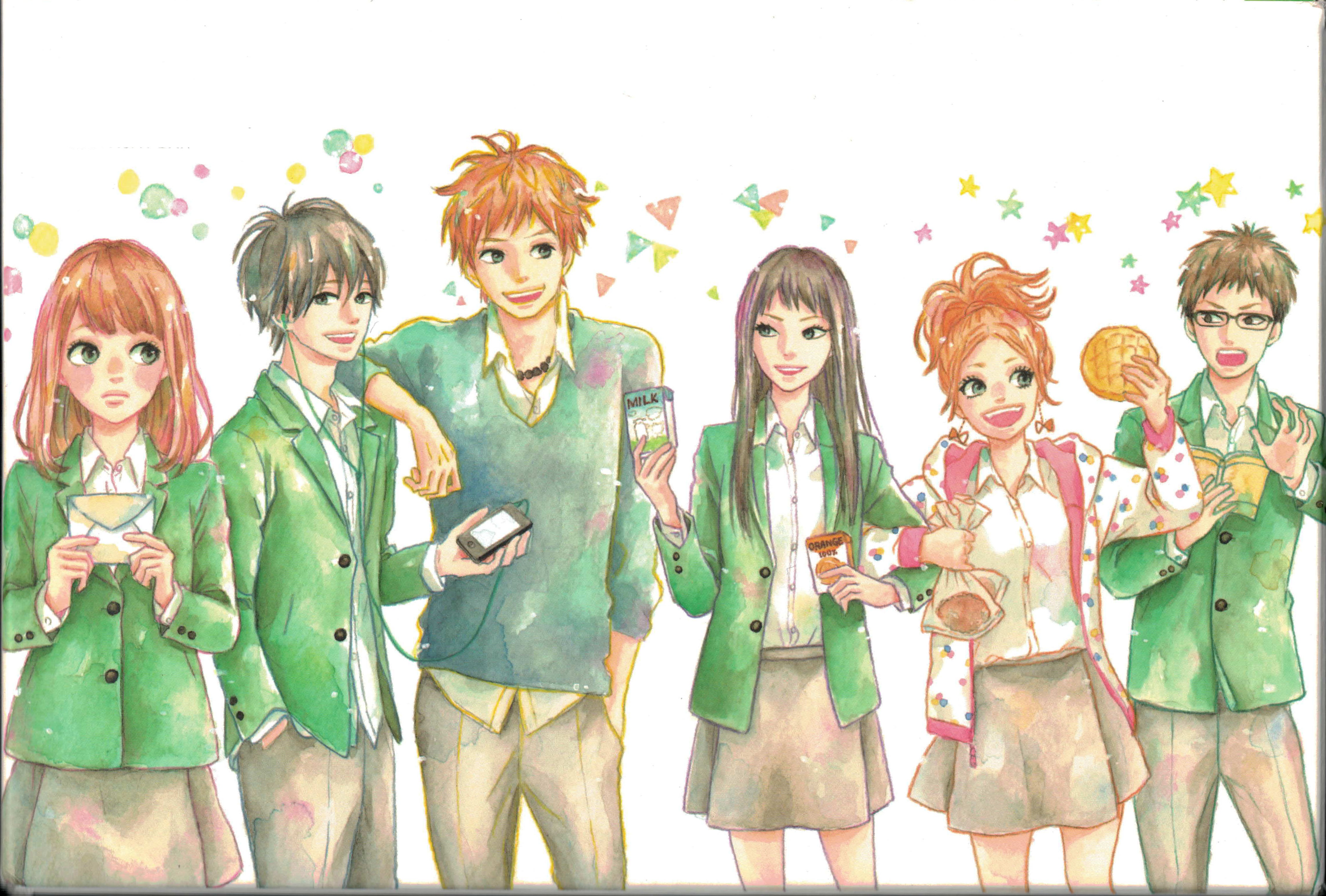 Orange (Series) Series Naho Takamiya Character Takako Kayano Character Saku Hagita Character wallpaperx3090