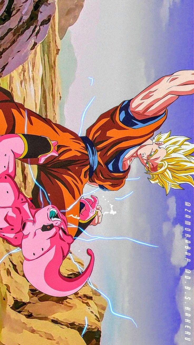 Goku ssj2 Vs Kid Buu. Anime dragon ball, Dragon ball art, Dragon ball wallpaper