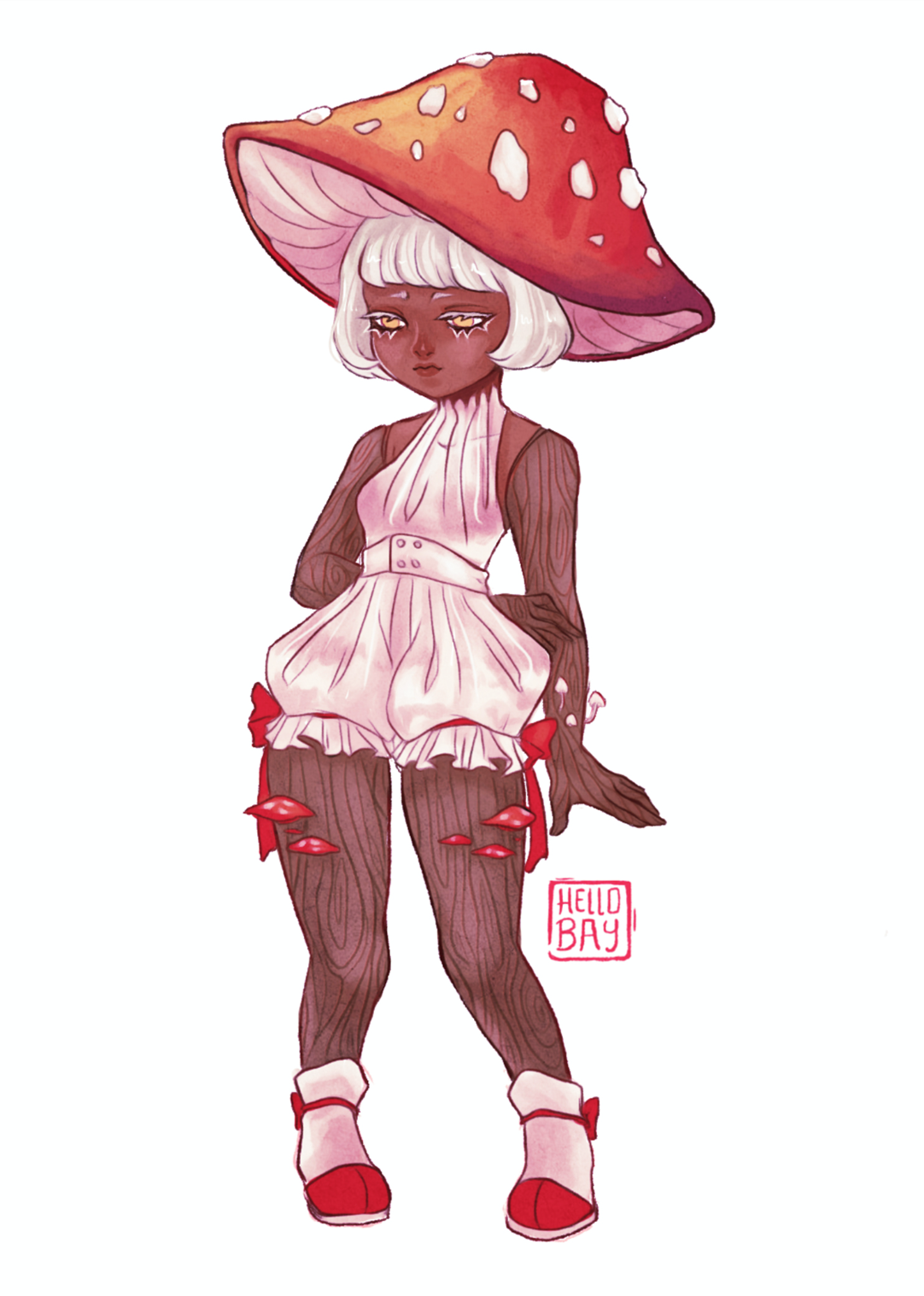 Mushroom Girl. Character design, Character art, Cartoon art styles