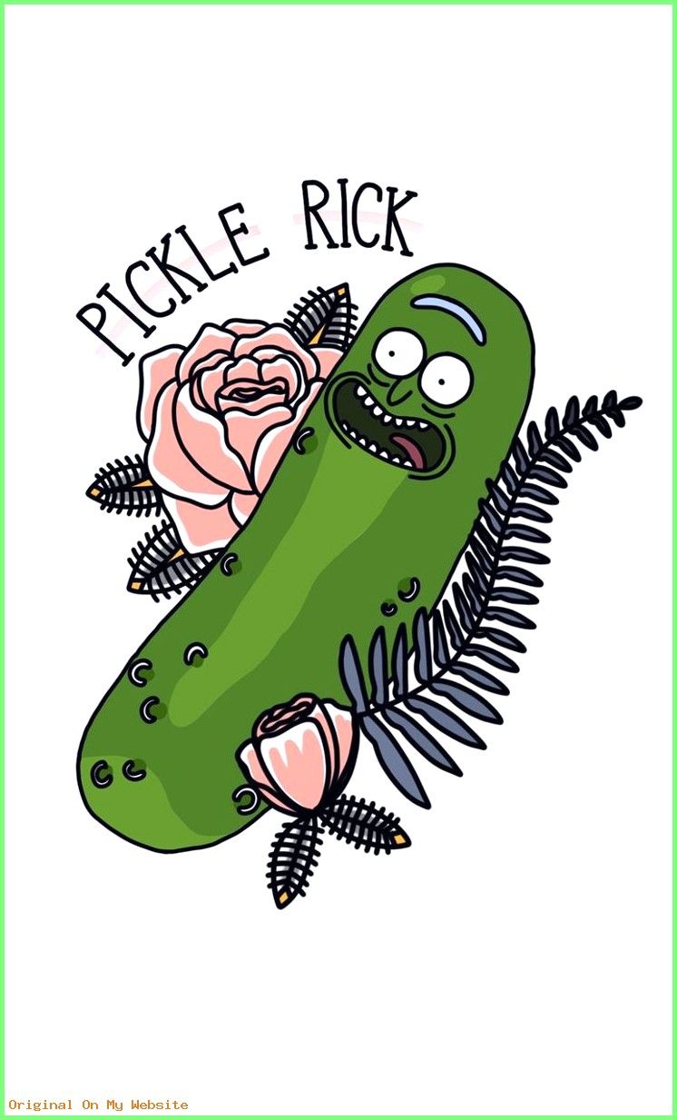 Wallpaper iPhone Funny and Morty x Pickle Rick - #iphonewallpaperfunnyhd #i. Rick and morty tattoo, Rick and morty poster, Rick and morty drawing