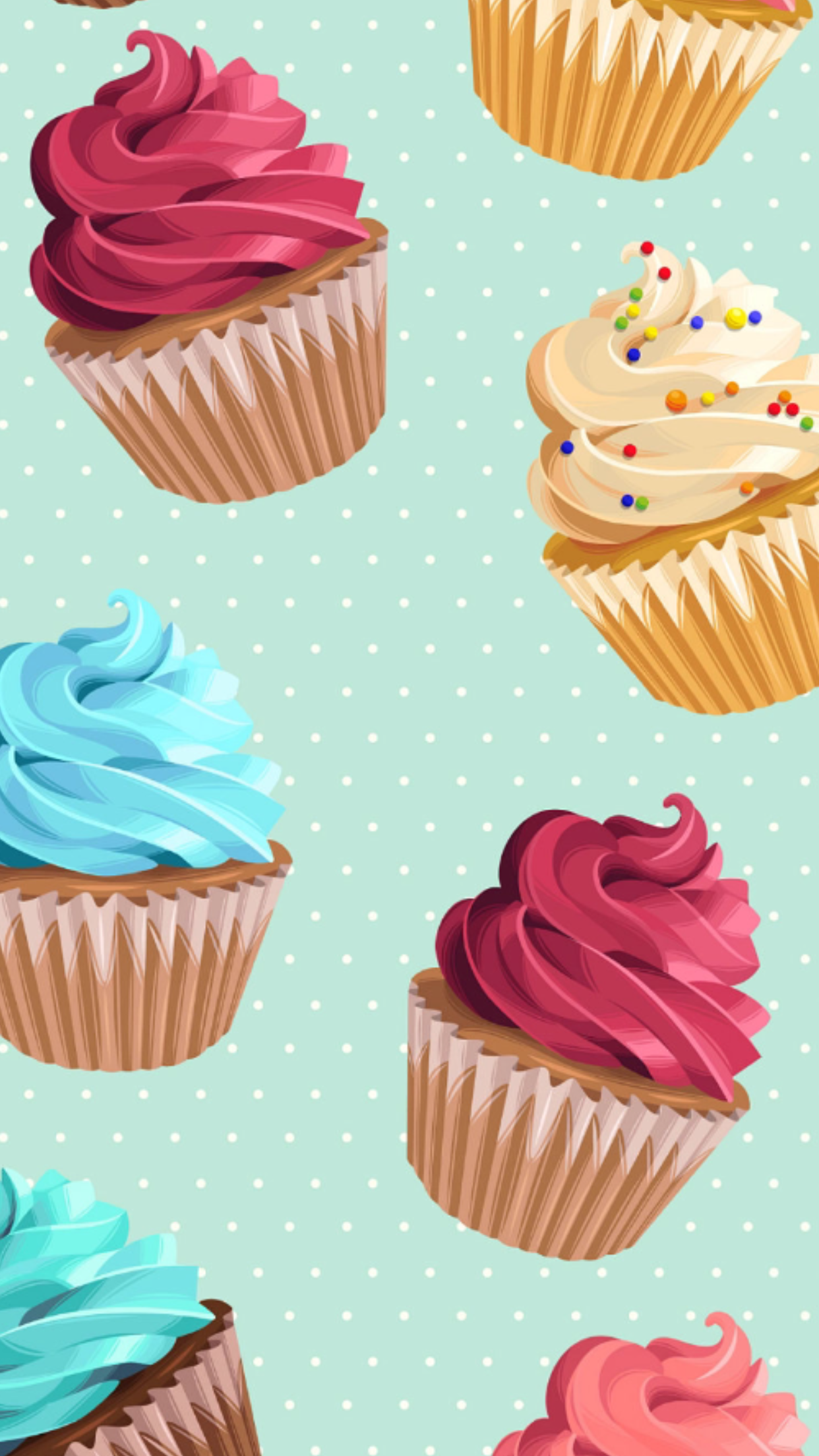 Wallpaper. Cupcakes wallpaper, Baking wallpaper, Wallpaper iphone summer