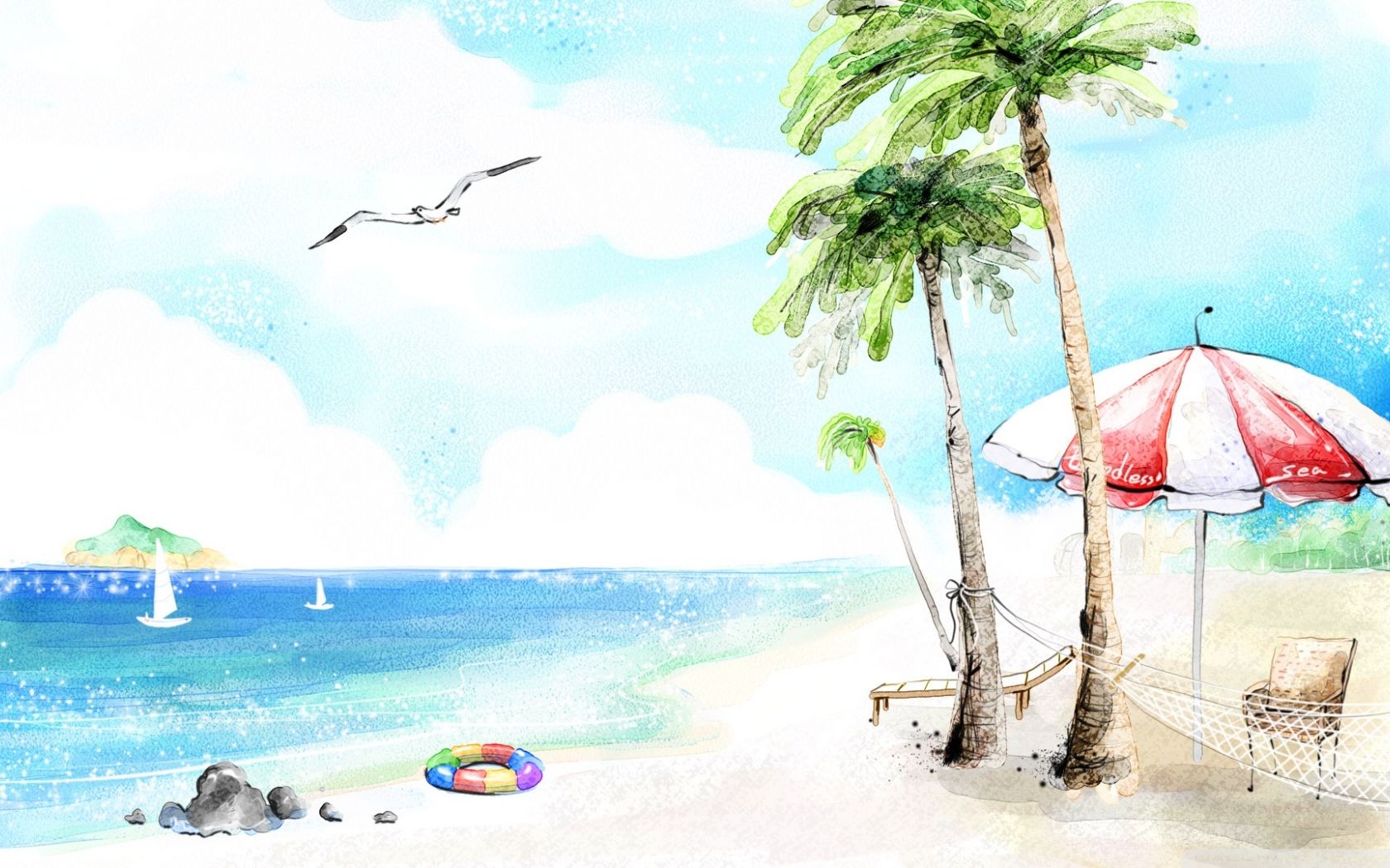 Art Summer Wallpaper, HD Art Summer Background on WallpaperBat