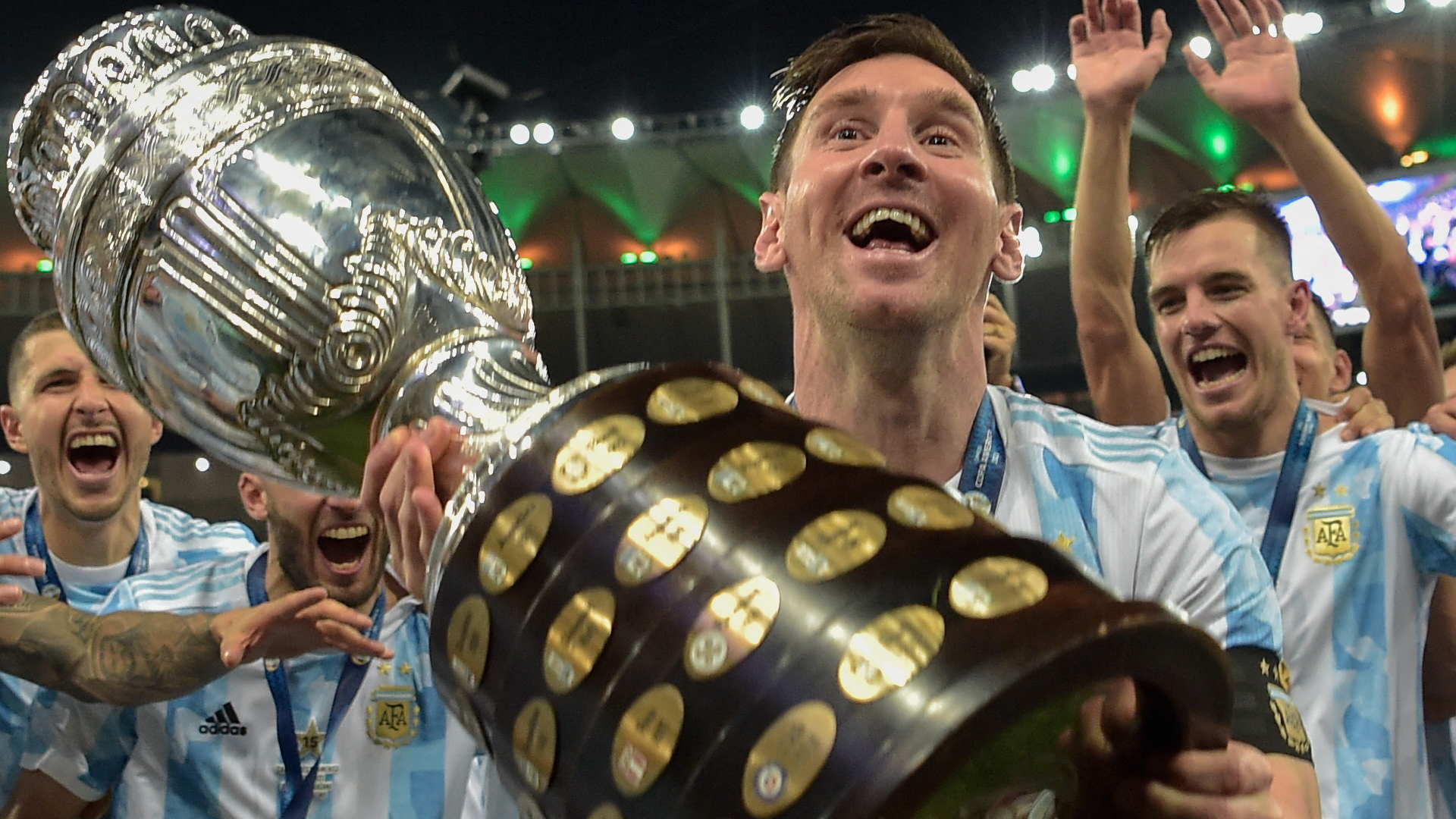I've never seen Messi so happy' takes pride in helping Argentina icon break trophy duck