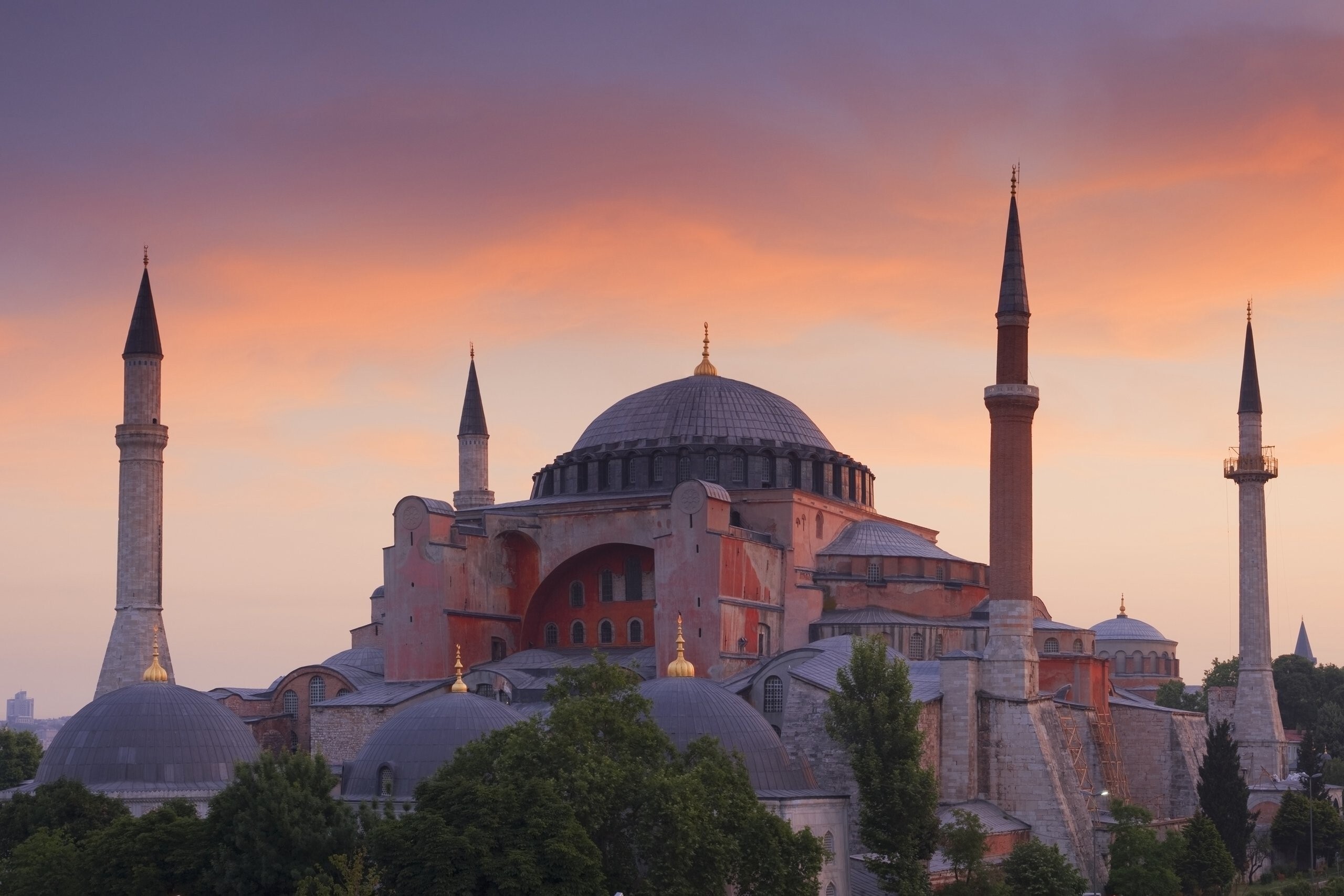 Hagia Sophia Attractive Basilica in Istanbul Turkey Country