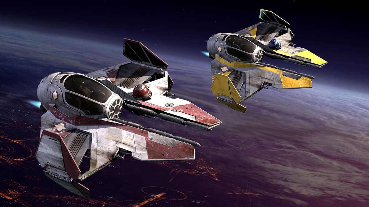 Anakin Skywalker's Eta 2 Actis Class Interceptor