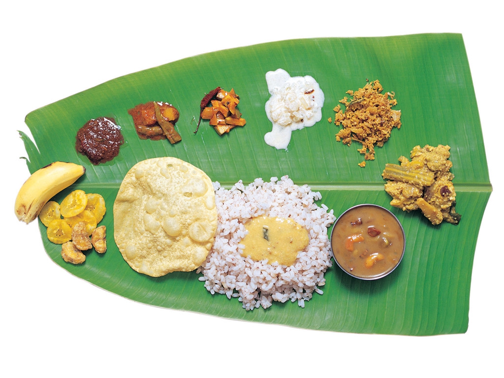 cute green kerala meals