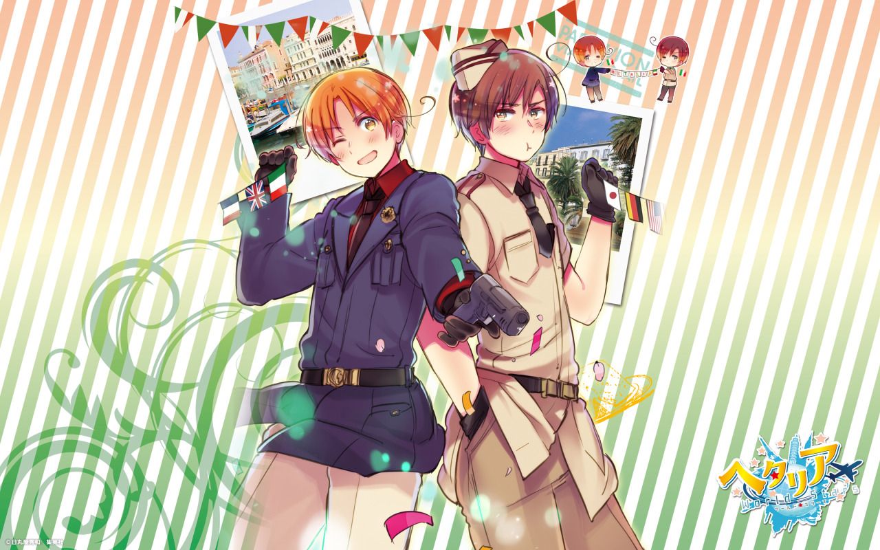World Stars Vol 3 Cover of Italy Brothers, absolute adorable! <3. Hetalia, Anime, Hetalia archives