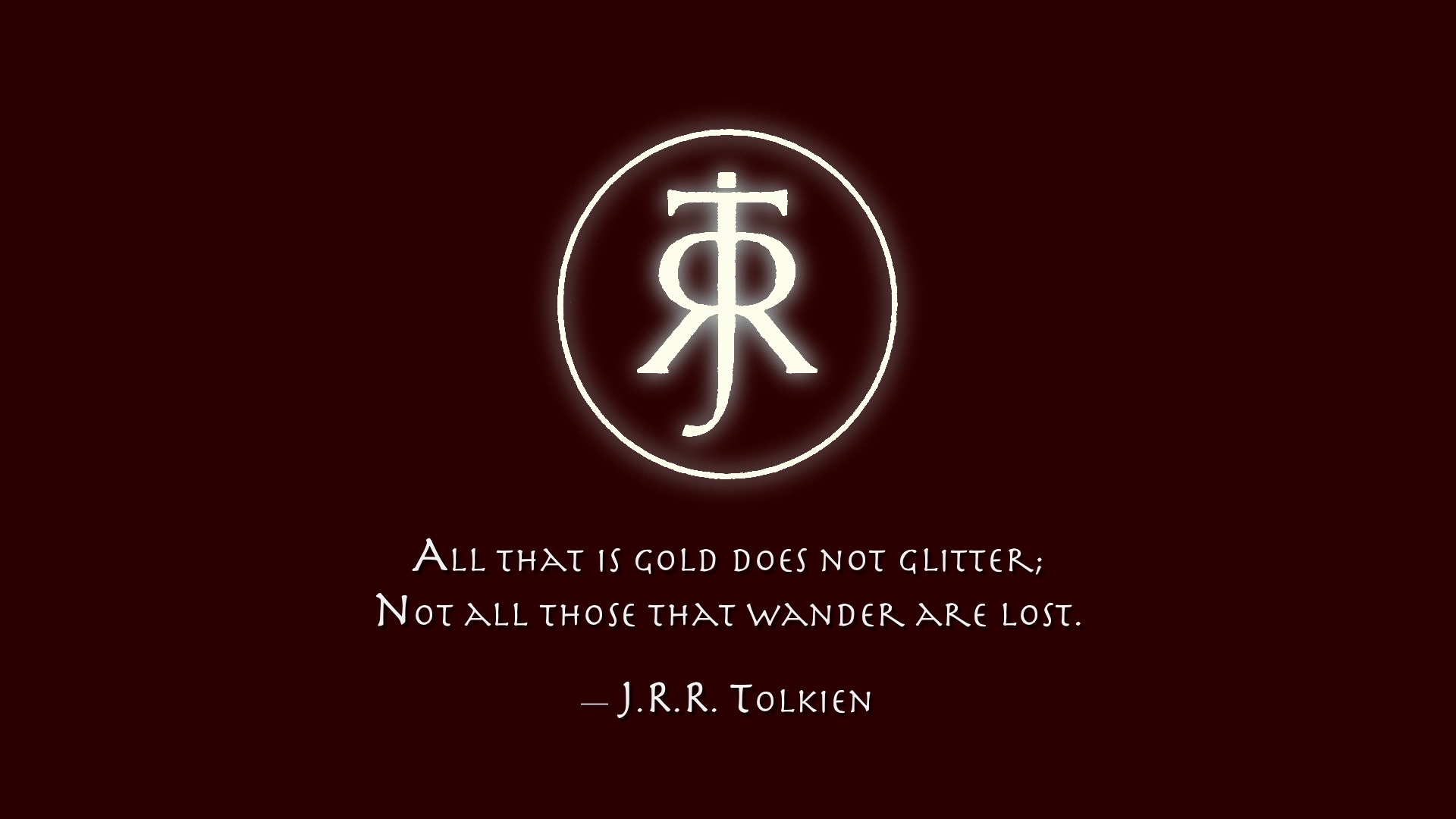 J.R.R.Tolkien Quote HD Wallpaper
