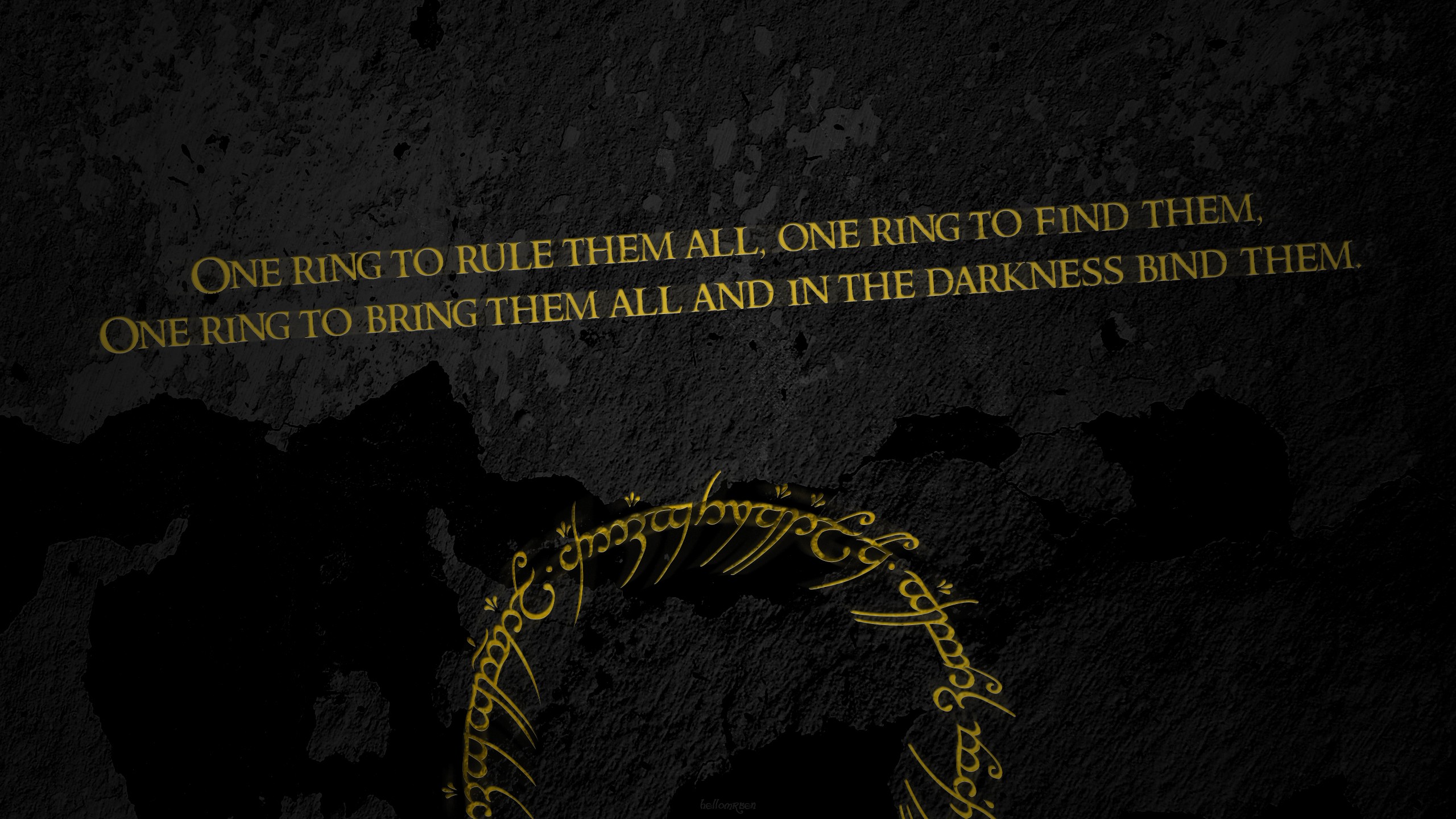 The Lord Of The Rings, Quote, Typography, Dark Background Wallpaper HD / Desktop and Mobile Background