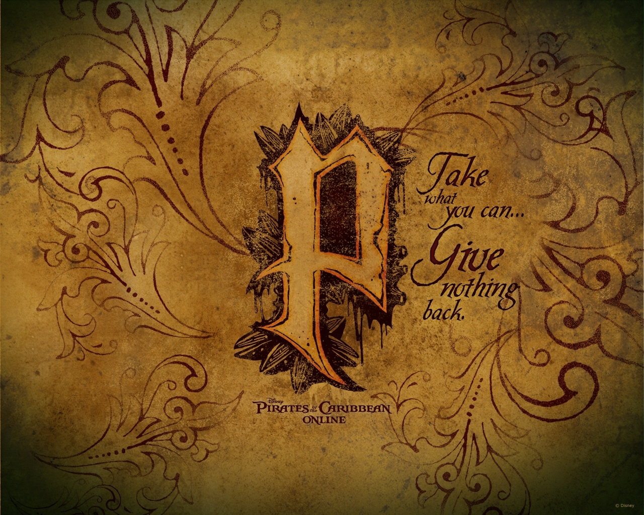 Jack and Gibbs Quote Wallpaper