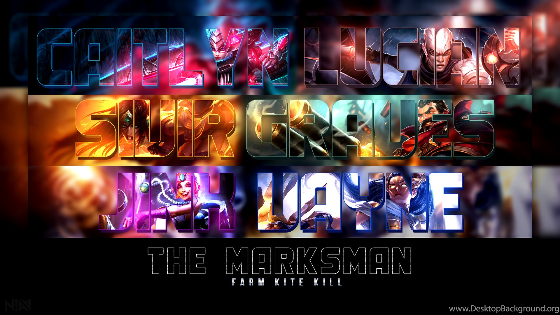 League Of Legends Wallpaper The Marksman By Keniaaaa Desktop Background