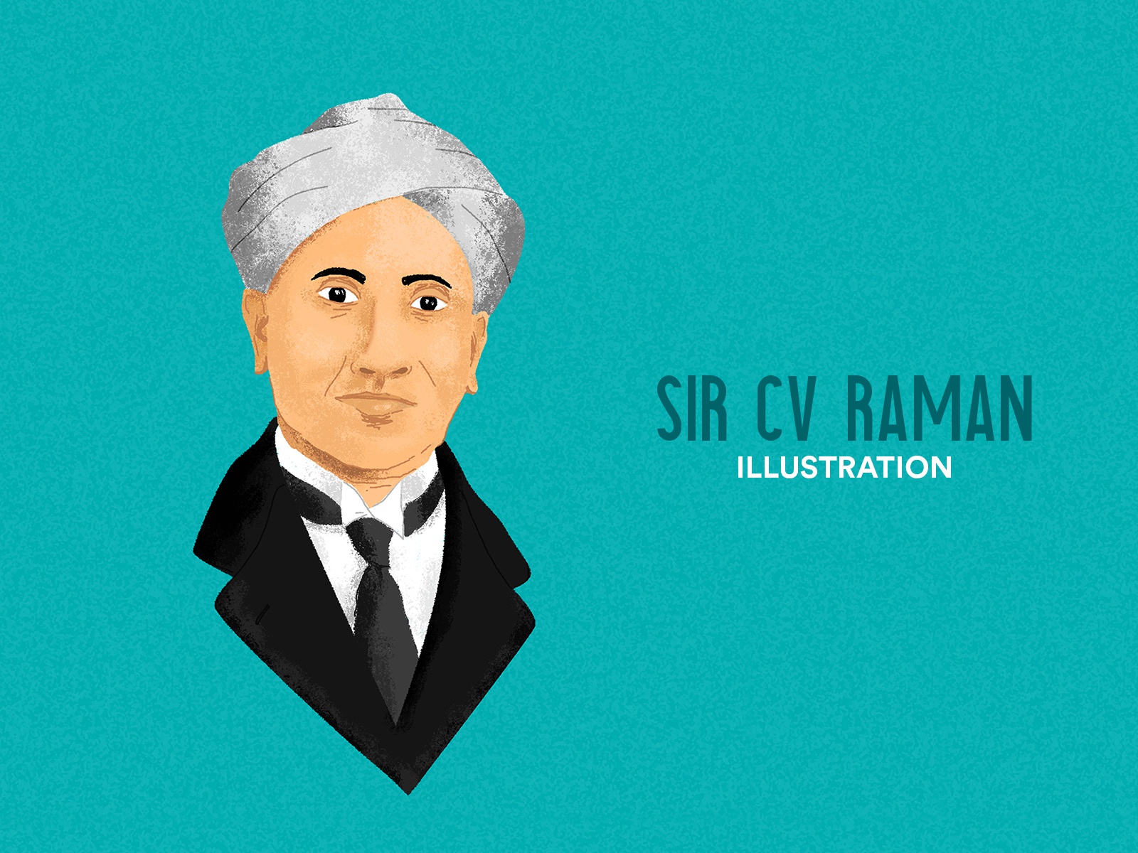 Sir CV Raman Illustration