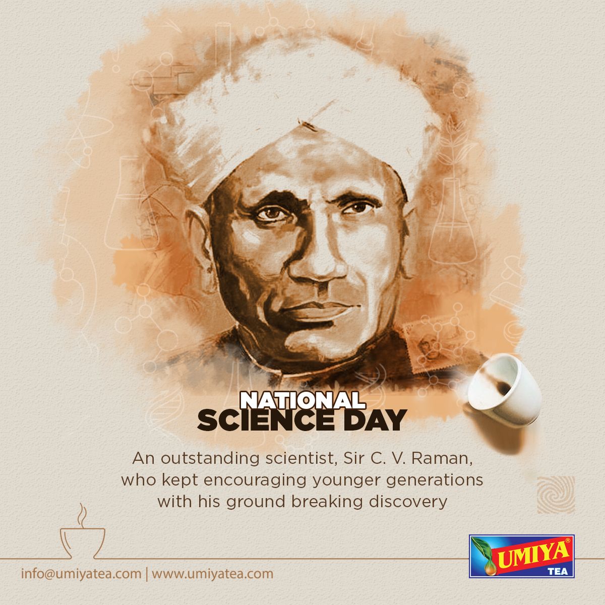 An outstanding scientist, Sir C. V. Raman, who kept encouraging younger generations with his ground breaking. National science day, C v raman, Science experiments