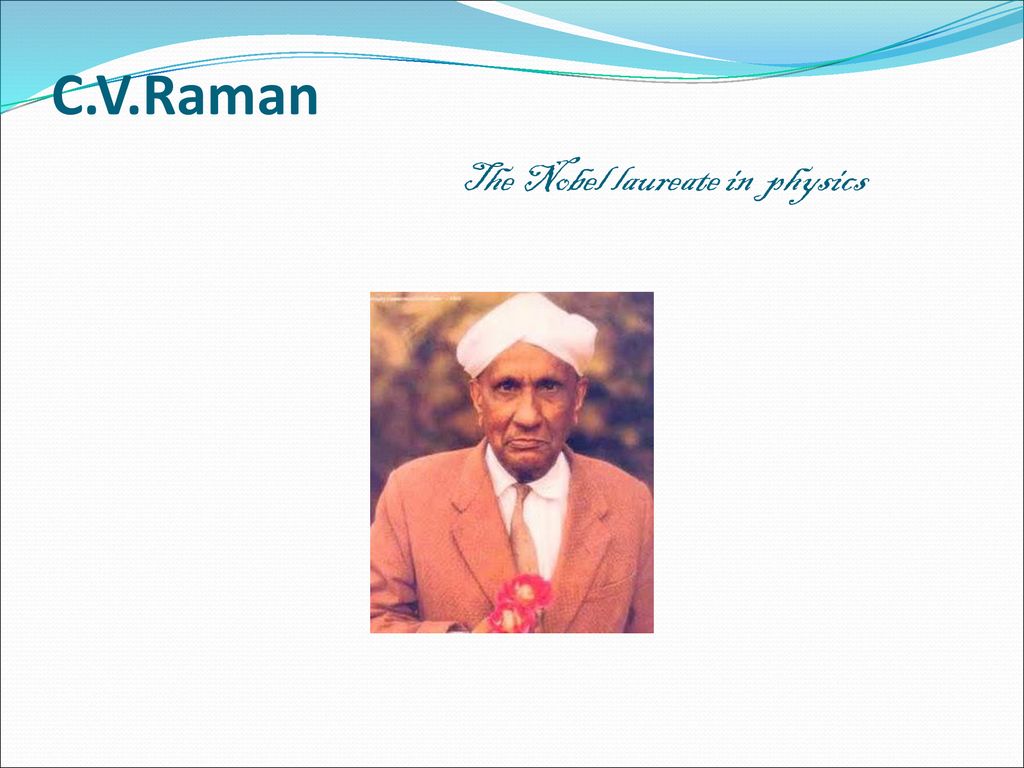 Sir C. V. Raman By Nimmi Ouseph