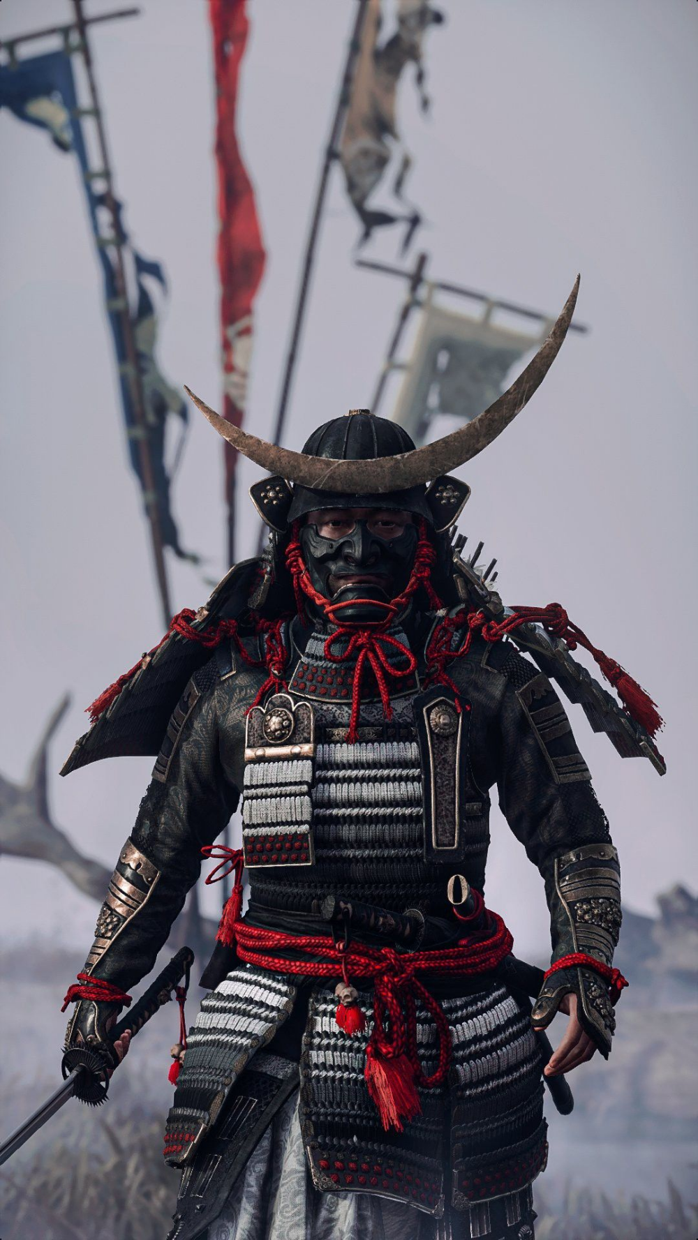 Ghost of Tsushima Armour smartphone wallpaper. Japanese art samurai, Ghost of tsushima, Samurai art