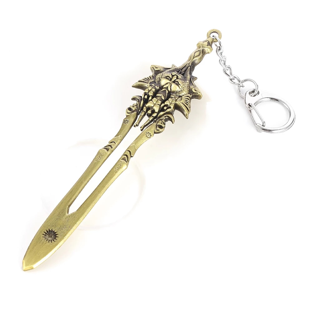 God of War Kratos Sword Blade of Olympus Keychain Toy Dolls Weapon Keychain Kratos Blades Model Pendant. Key Chains