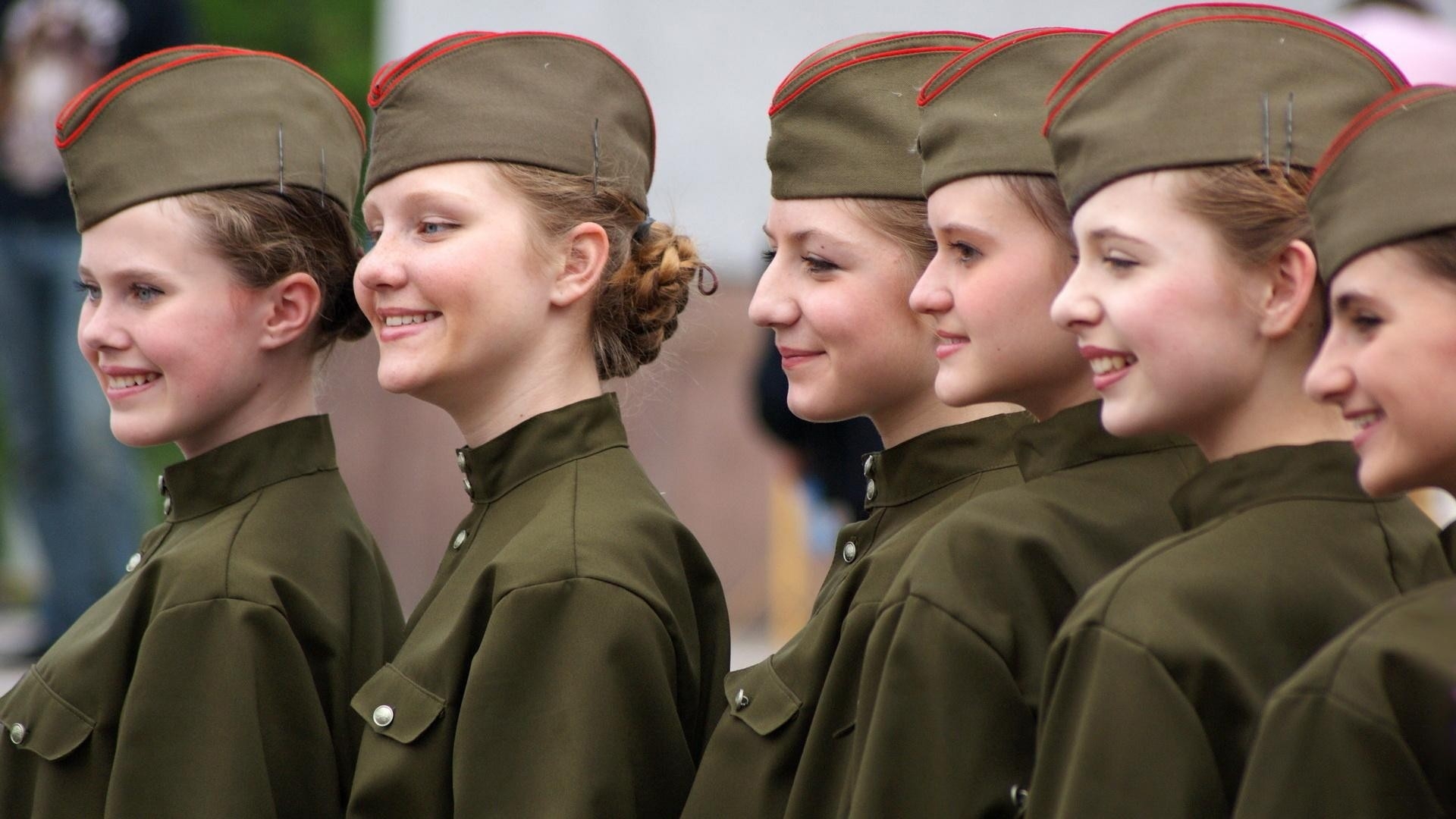 women soldiers uniforms military russia army girls