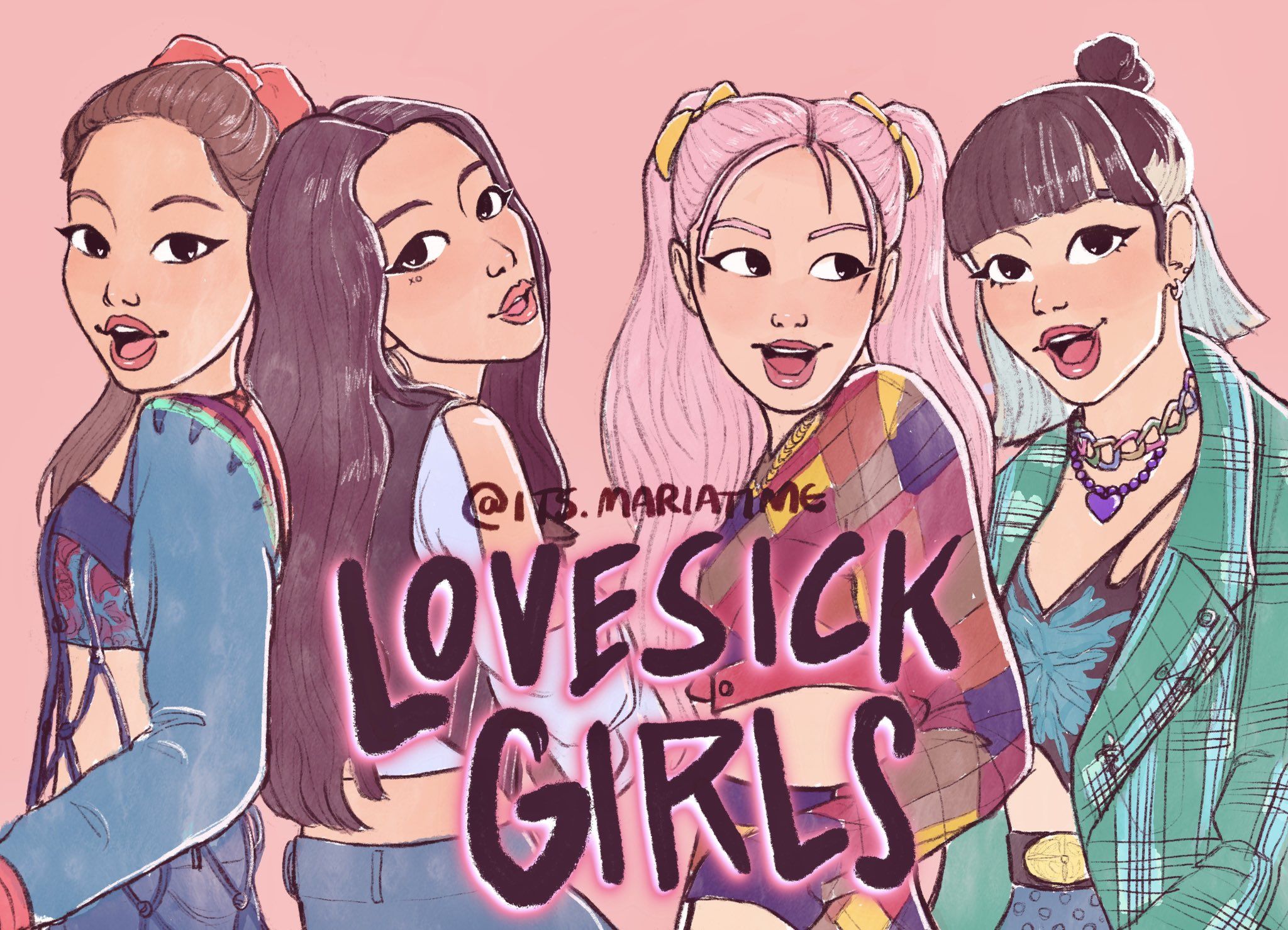 ℳ ⁷ on Twitter. Girls cartoon art, Blackpink poster, Lisa blackpink wallpaper