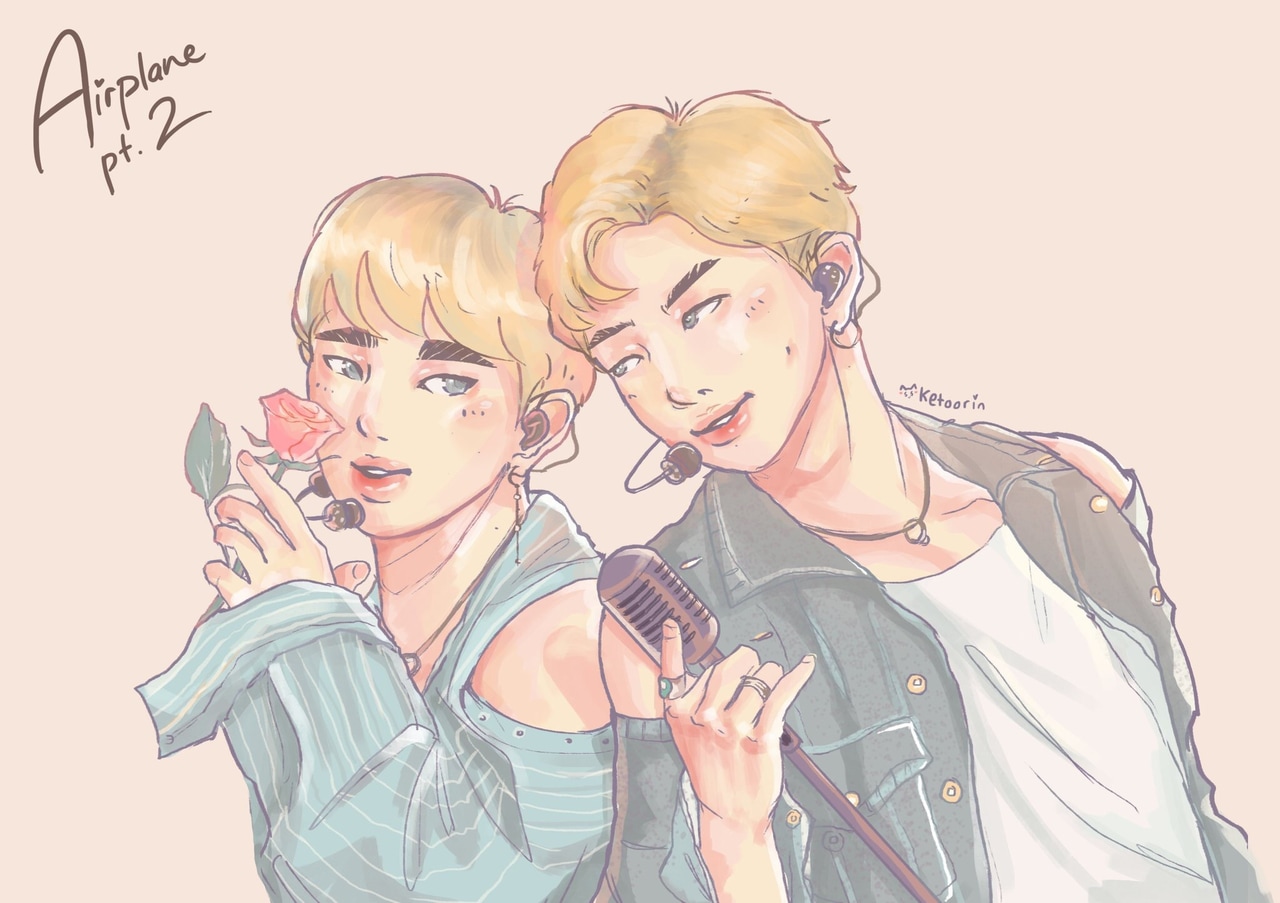 jin, rm and fanart