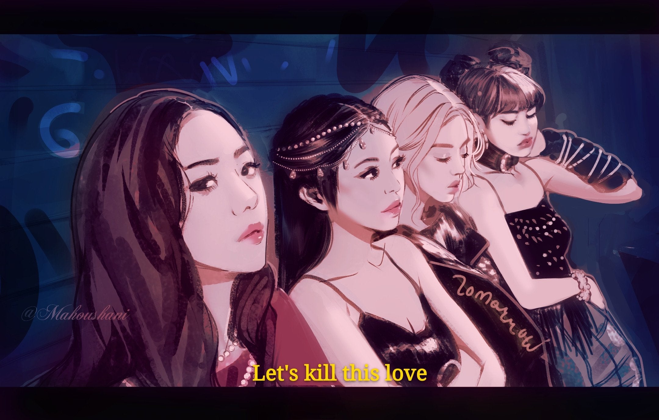 Blackpink Fanart Easy reborn 2020