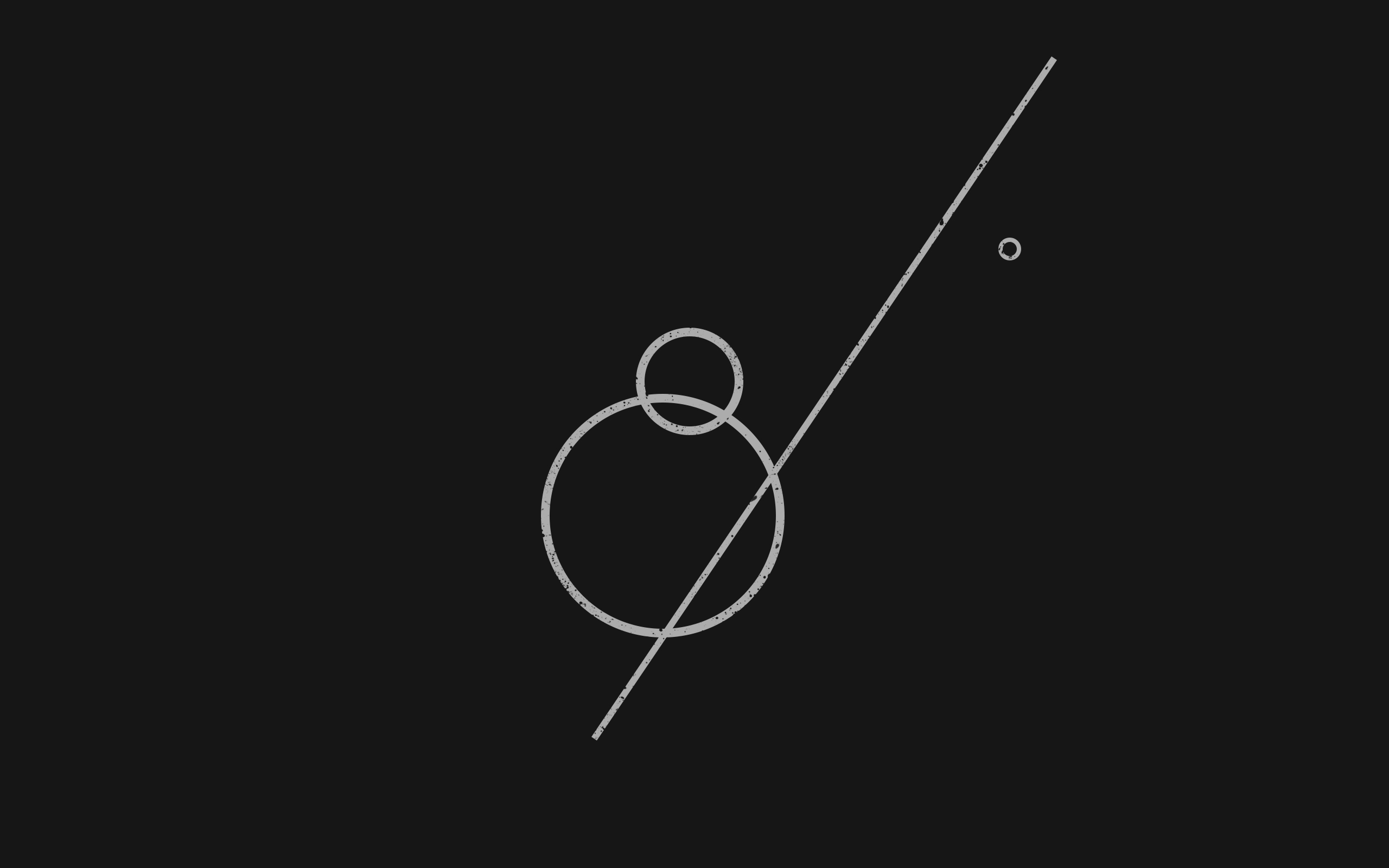 Wallpaper, minimalism, geometry, shapes, circle, black background, line art 2560x1600
