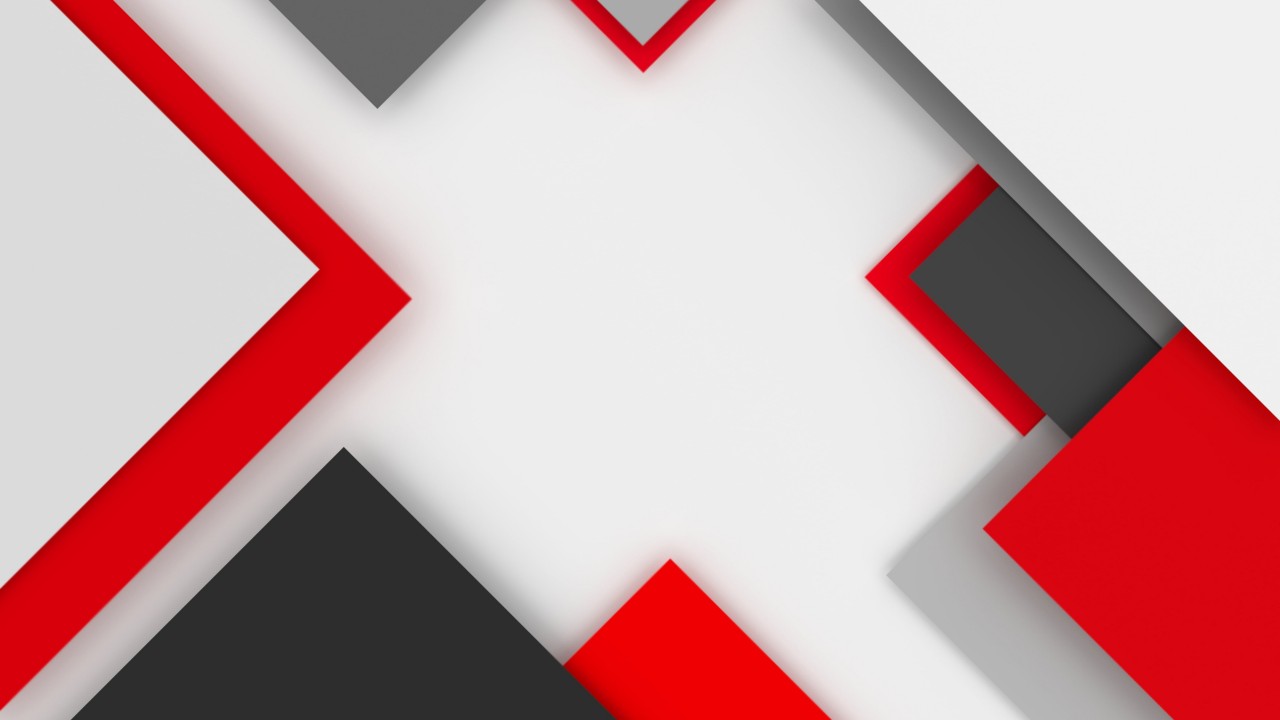 Red Black White Geometric Shapes 4K HD Geometric Wallpaper