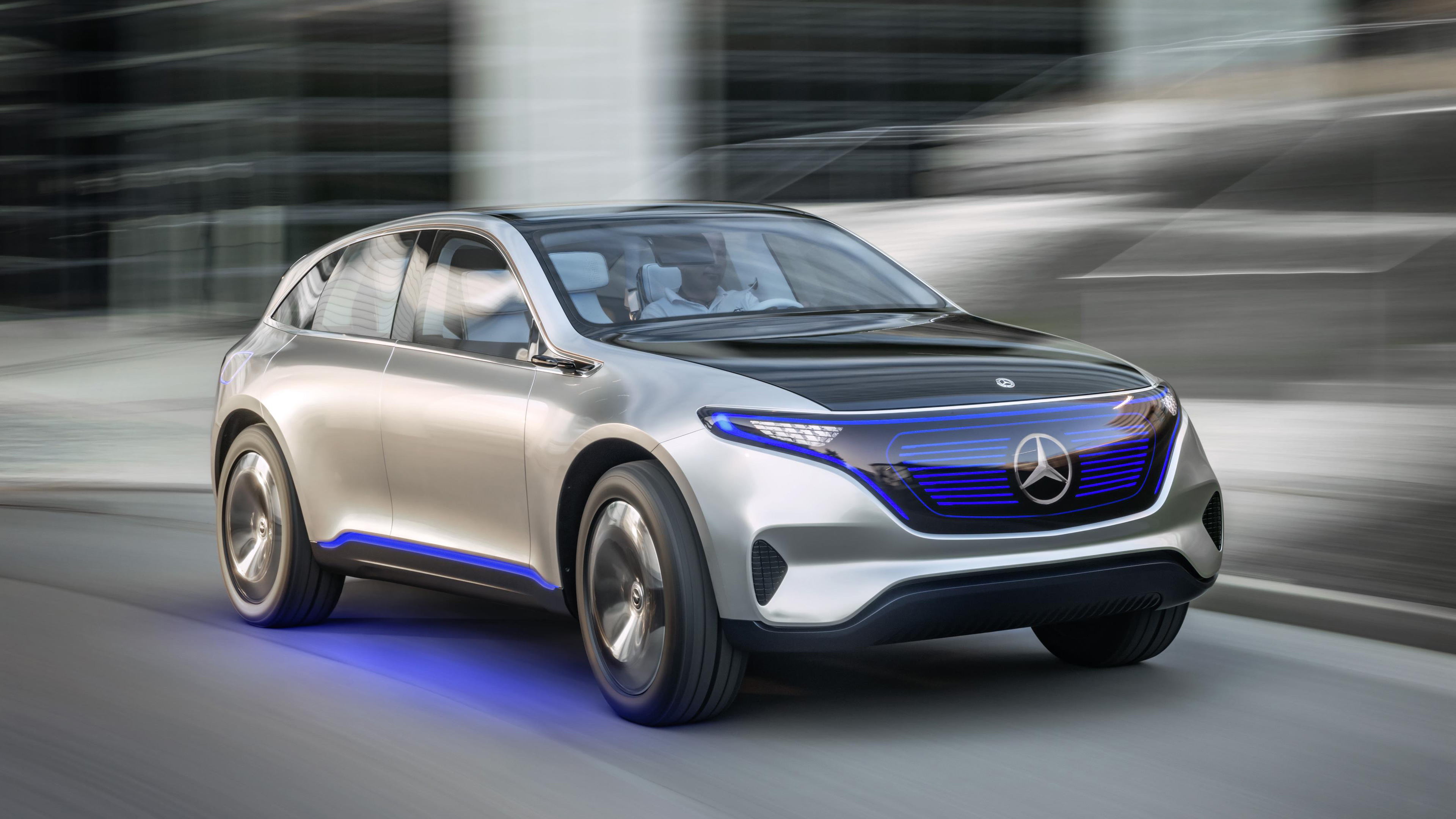 Mercedes Benz EQ Electric SUV 4K Wallpaper. HD Car Wallpaper