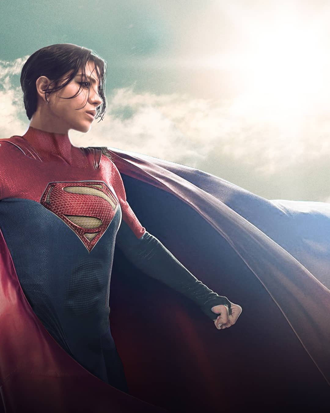 Artwork Sasha Calle as Supergirl on insta: DCcomics