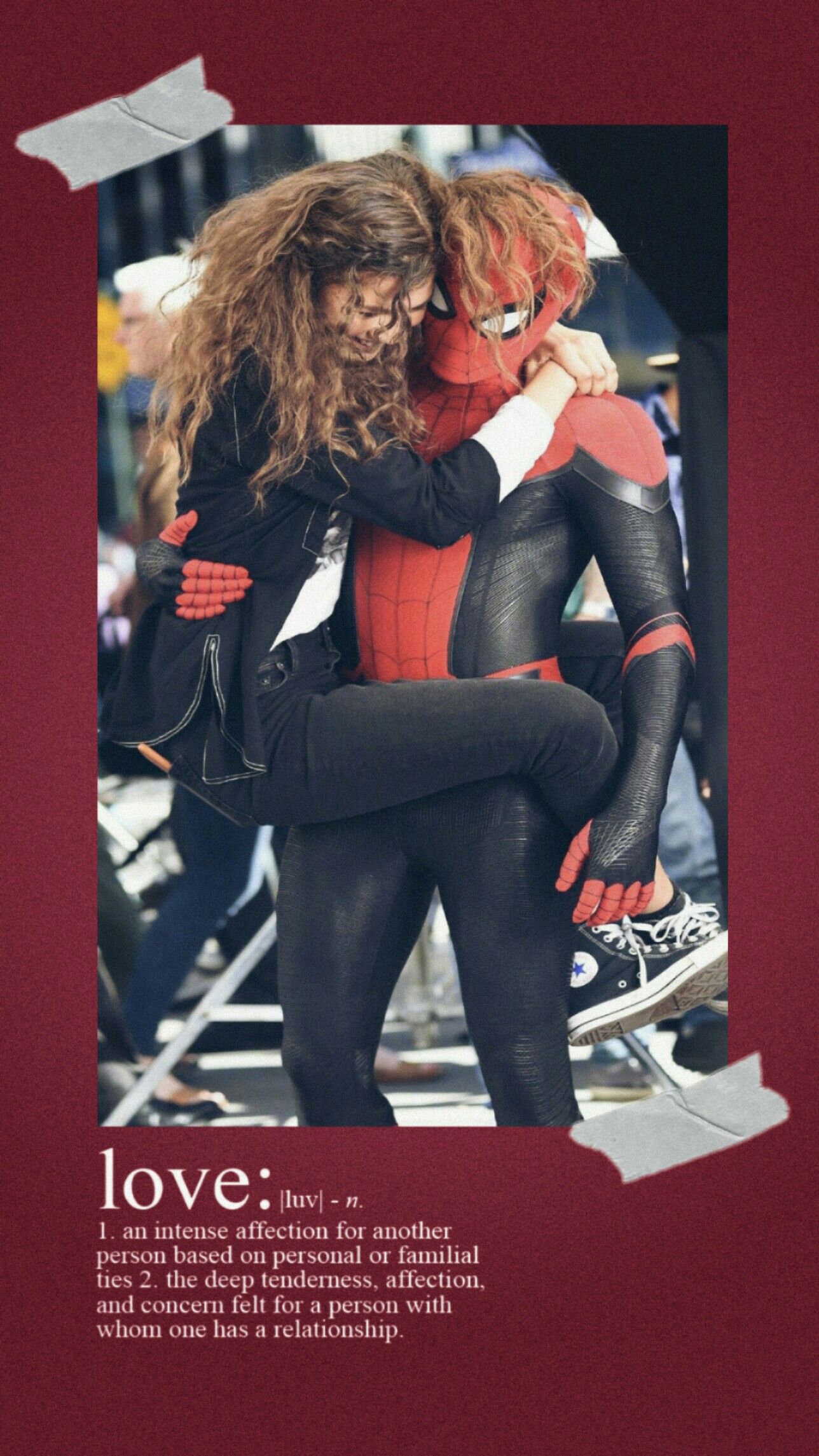 spideychelle lockscreen. Tom holland spiderman, Tom holland, Tom holland zendaya